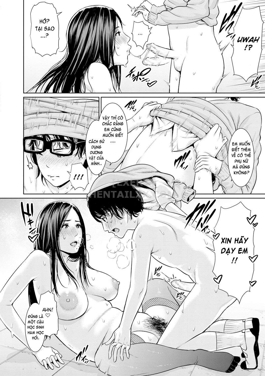 Đọc truyện hentai Sensei wa Seiyoku o Osaerarenai Chap 1 Let me Sketch you!