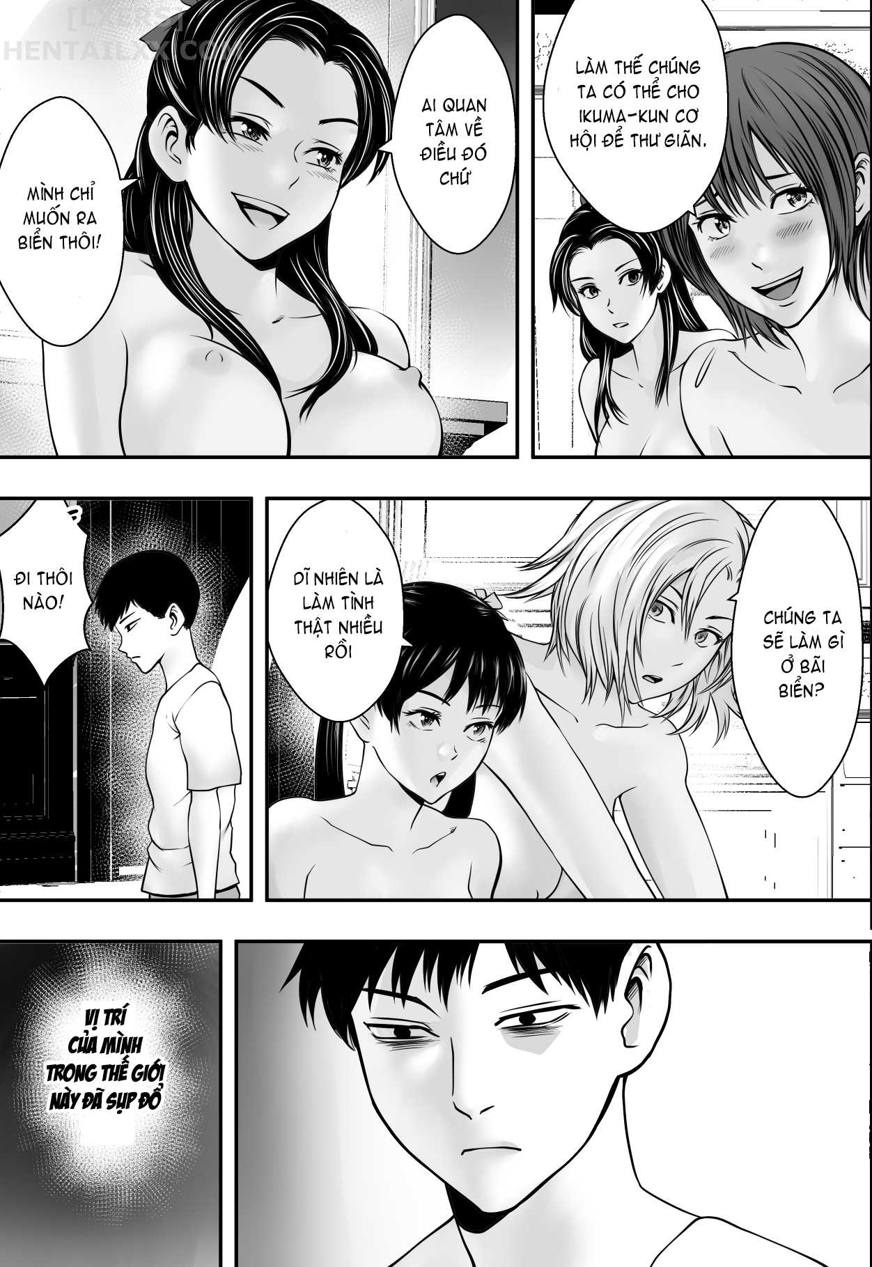 Đọc truyện hentai Harem Love Come VS Yarichin DQN Oneshot