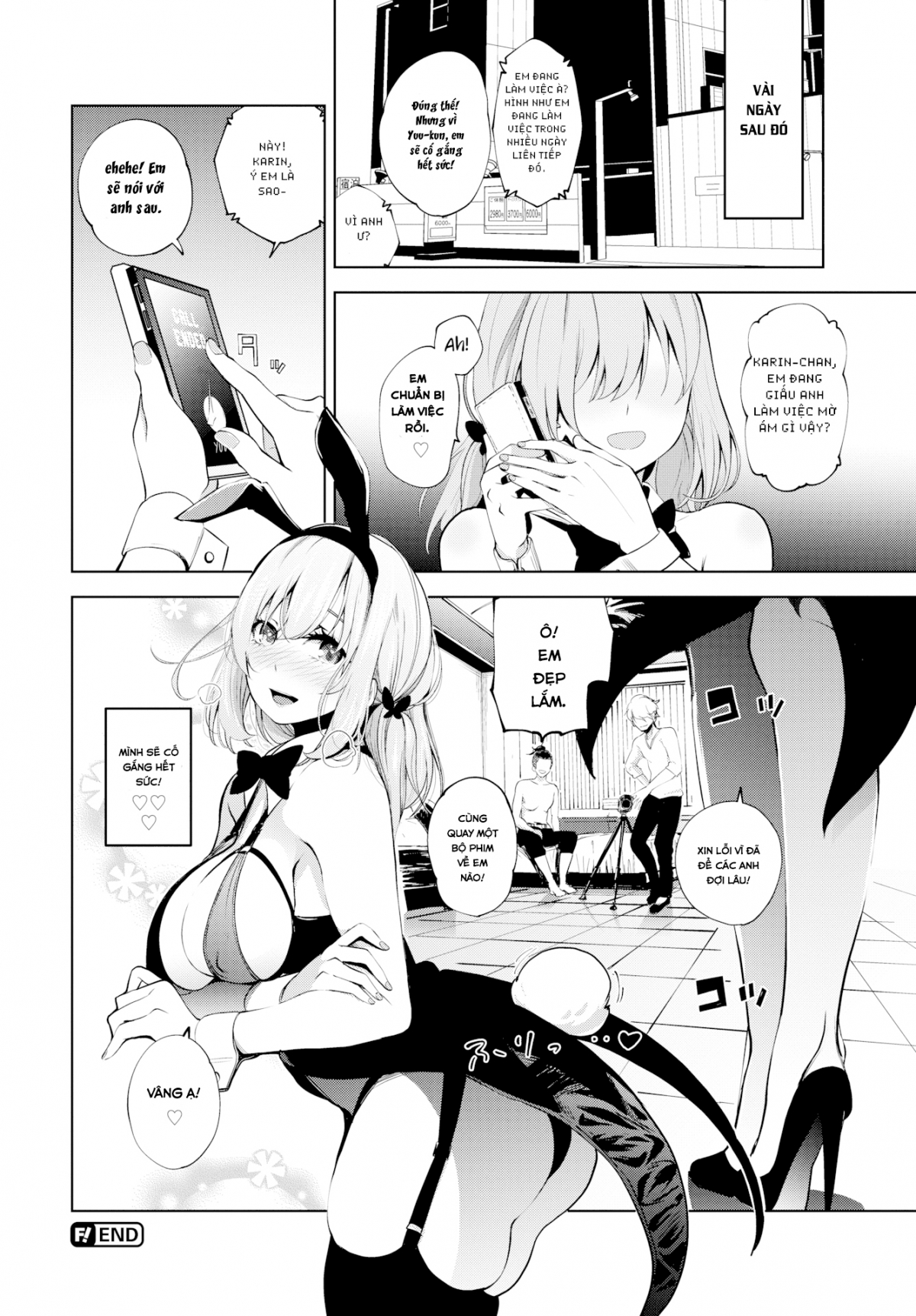 Đọc truyện hentai Karin-chan tries her best! Oneshot