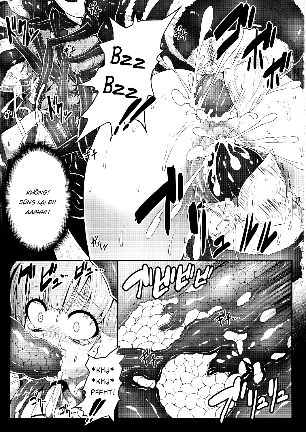 Đọc truyện hentai Sanae và cuộc phiêu lưu vào hang tò vò(Touhou Project) Oneshot
