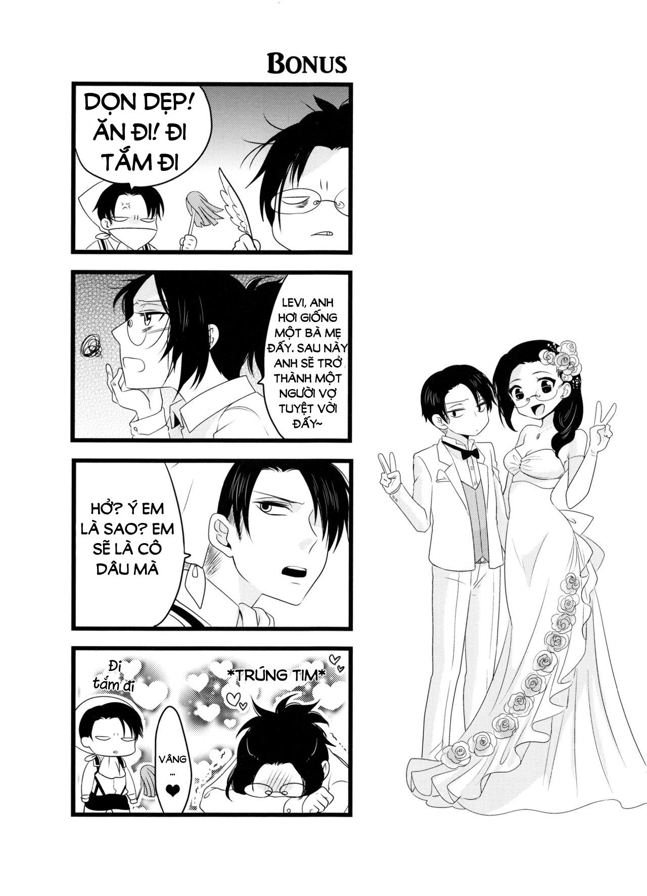 Đọc truyện hentai Kiss me once again (Shingeki no Kyojin) Bonus