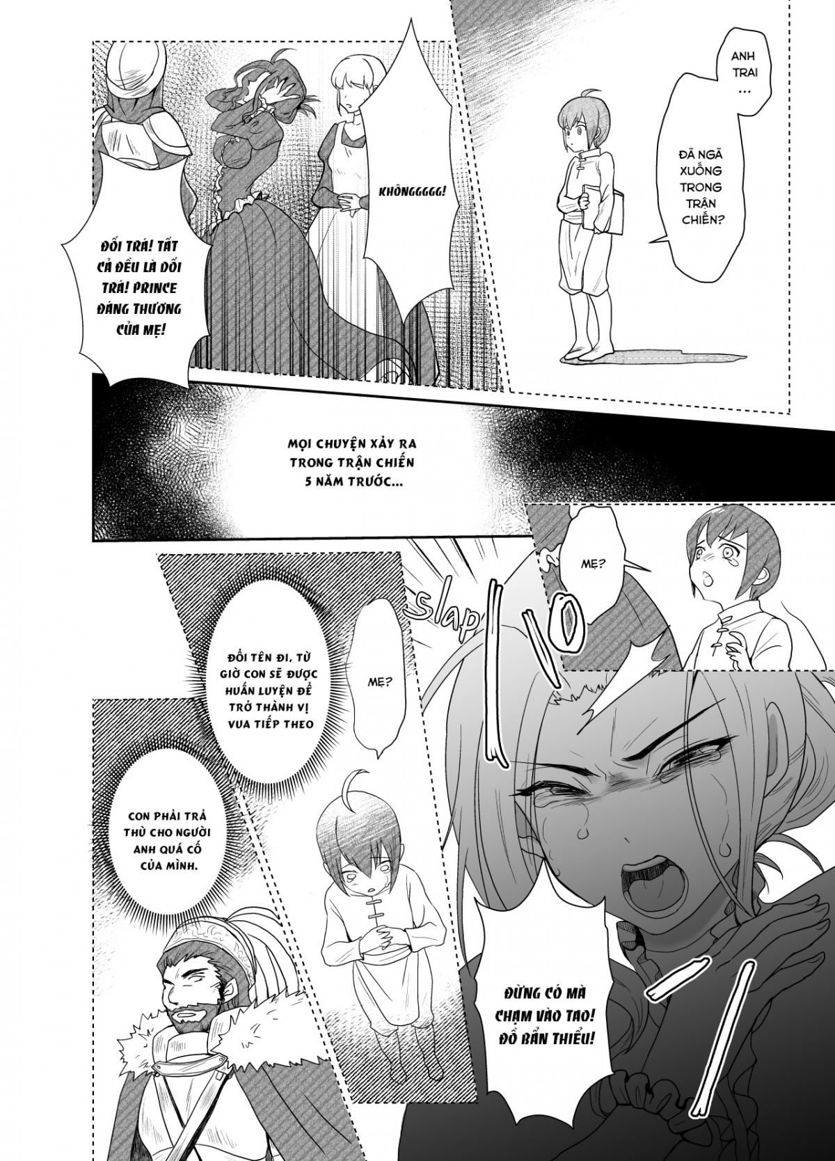 Đọc truyện hentai Kawaisou na Ouji-sama wa Warui Mahou de Oshiro no Mesu Benki ni Sarete Shimaimashita Chap 1