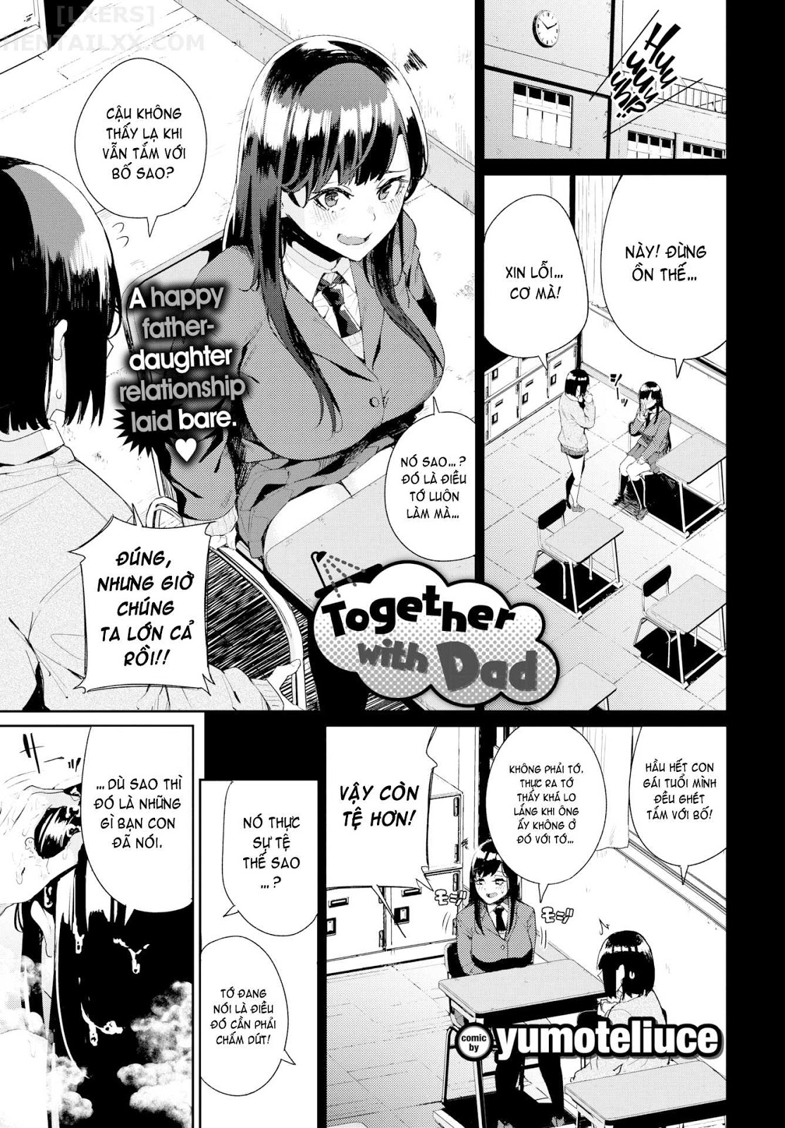 Đọc truyện hentai JK Manual Chap 3 Together with Dad