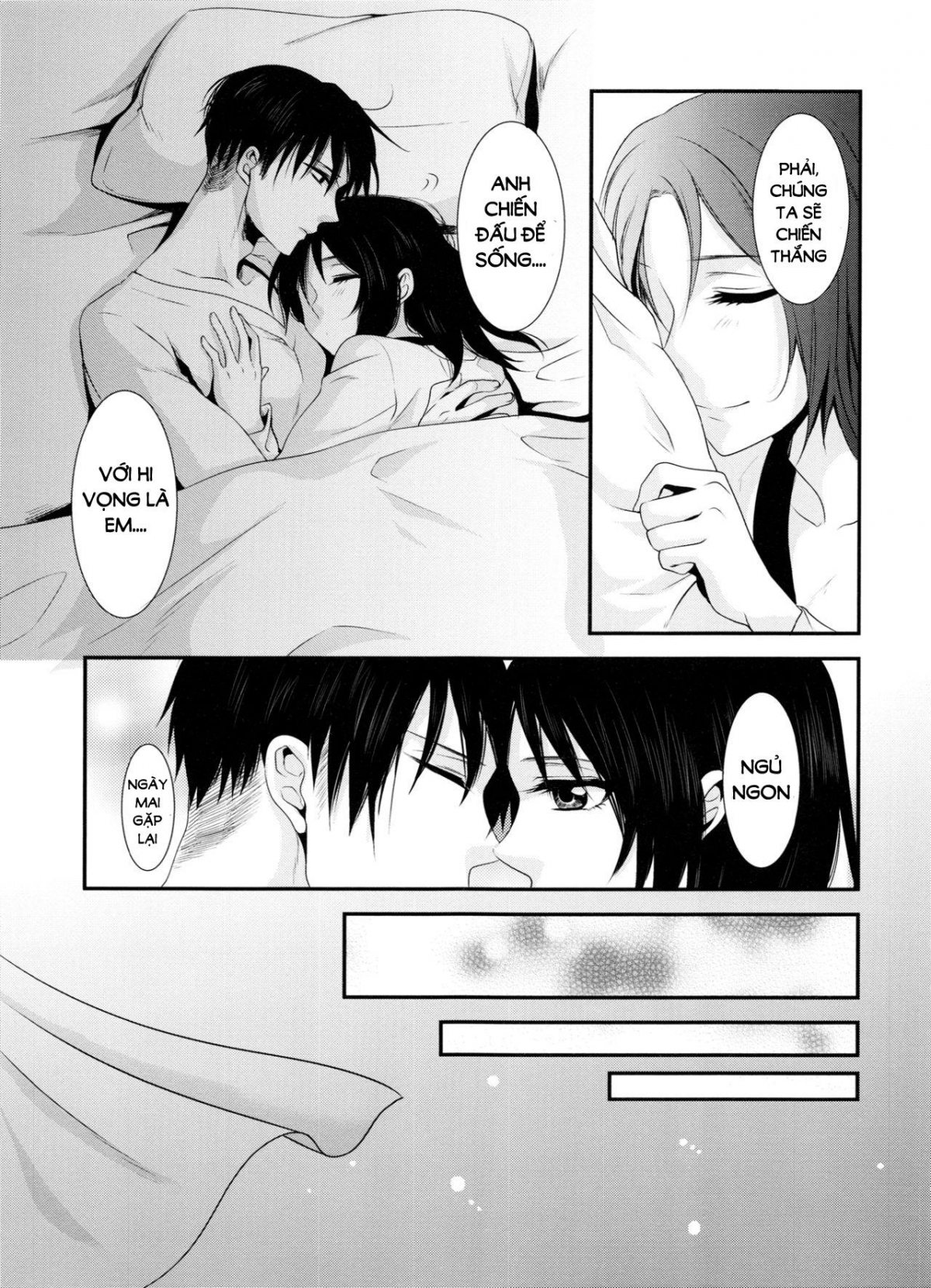 Đọc truyện hentai Kiss me once again (Shingeki no Kyojin) Chap 3