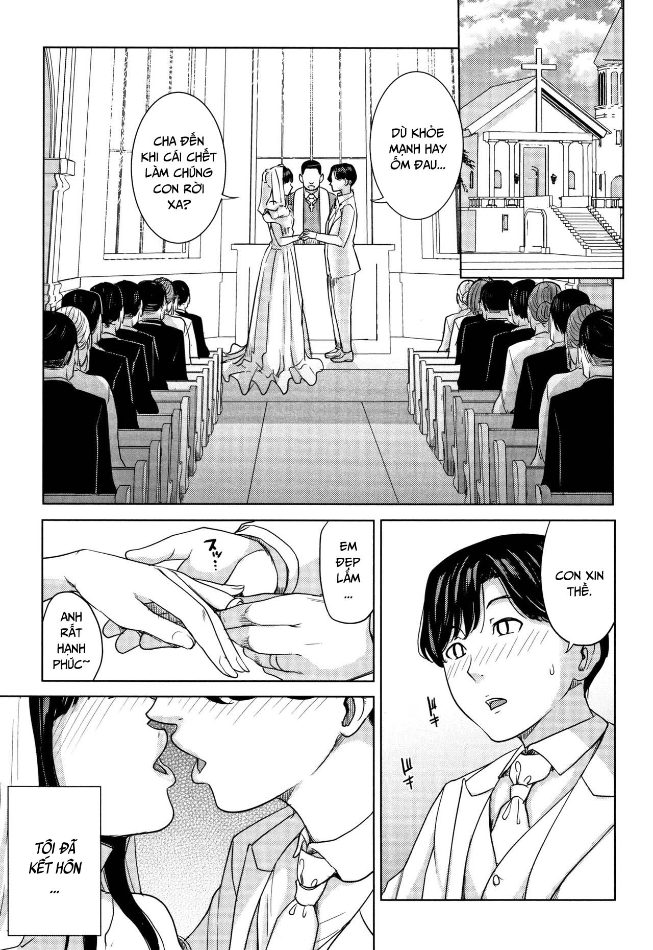 Đọc truyện hentai Kanojo no Mama to Deaikei de Chap 3