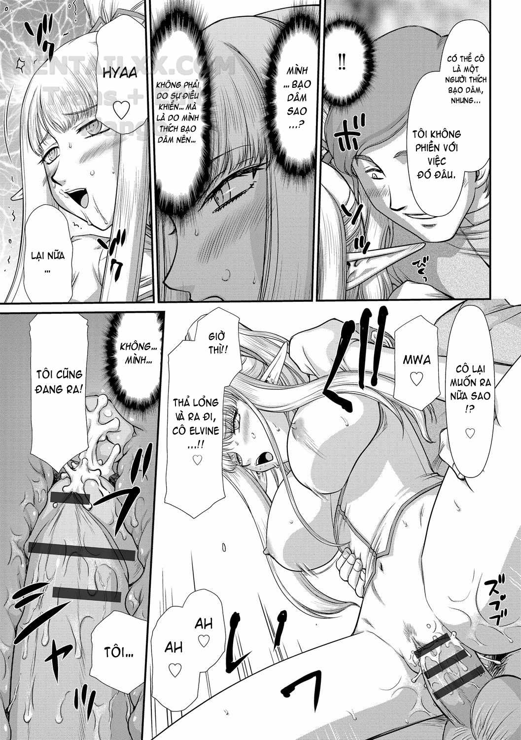Đọc truyện hentai Inraku No Seijo Elvine Chap 8