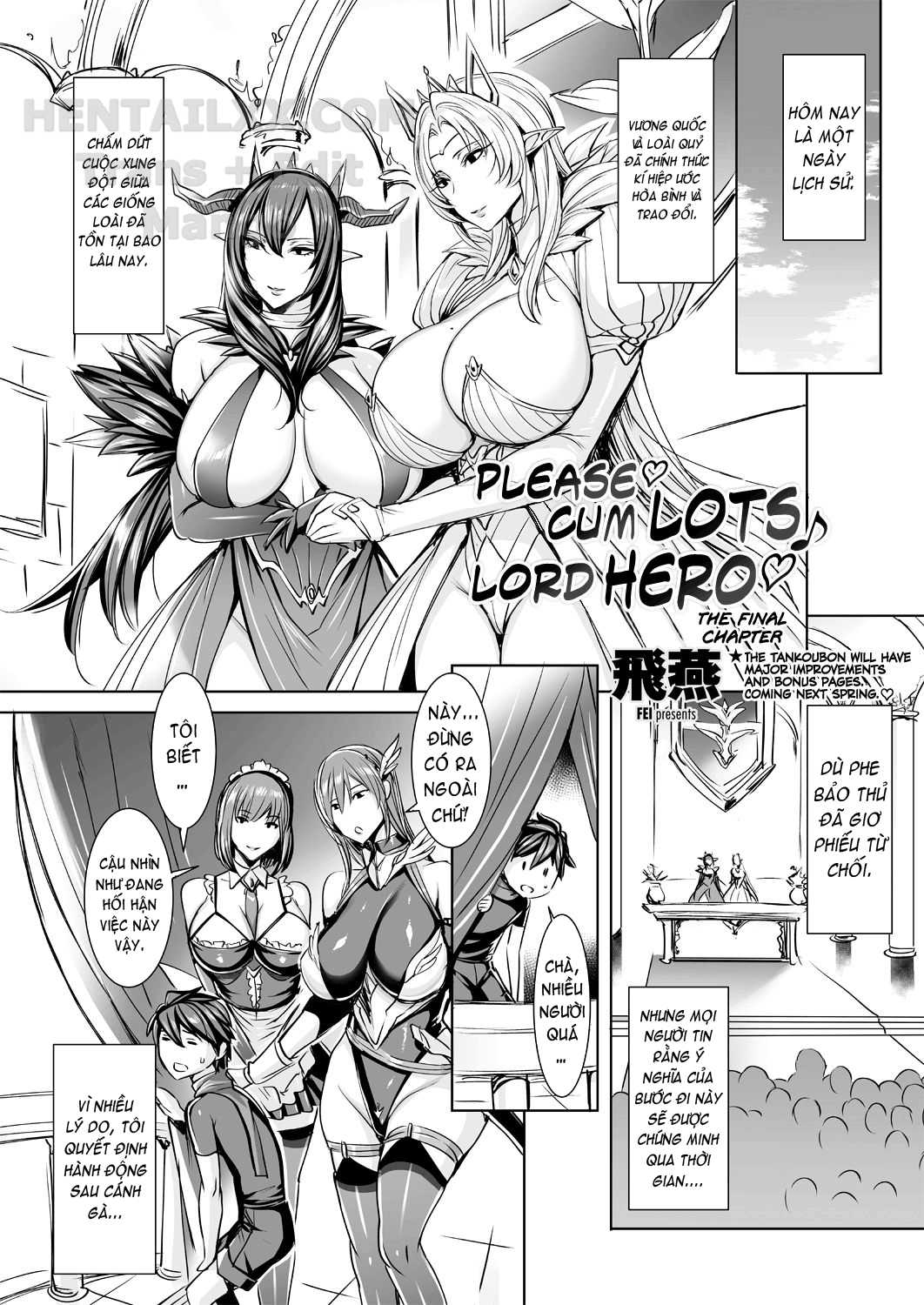 Đọc truyện hentai Please Cum Lots ♪ Lord Hero ♥ - Chap 11 - END