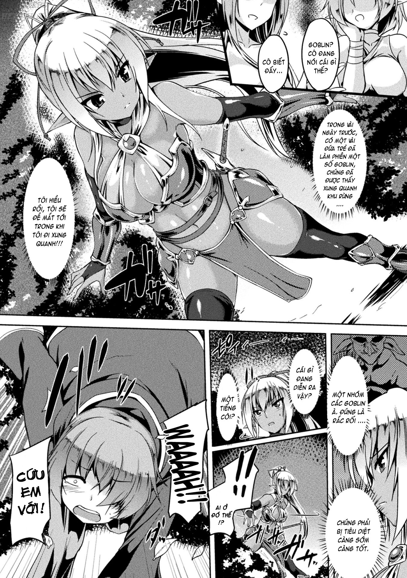 Đọc truyện hentai Gang-Raped Dark Elf Oneshot