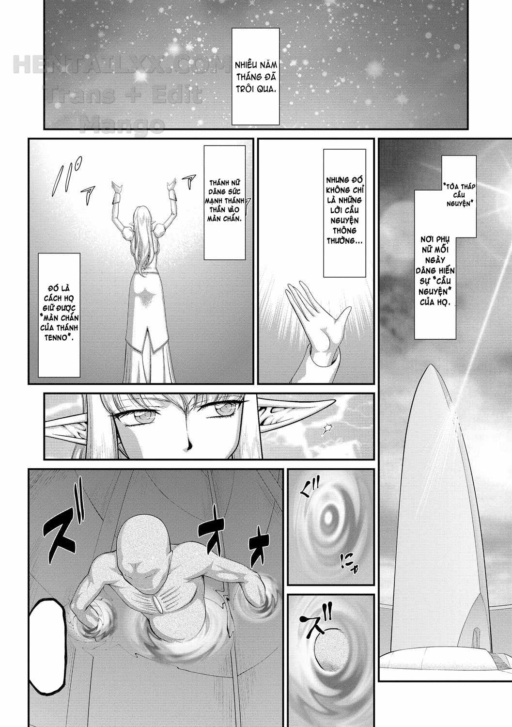 Đọc truyện hentai Inraku No Seijo Elvine Chap 1