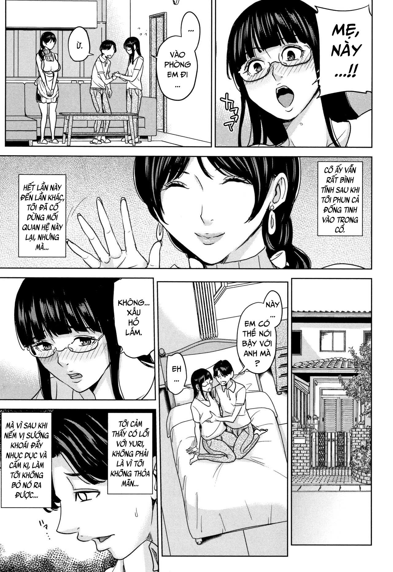 Đọc truyện hentai Kanojo no Mama to Deaikei de Chap 2