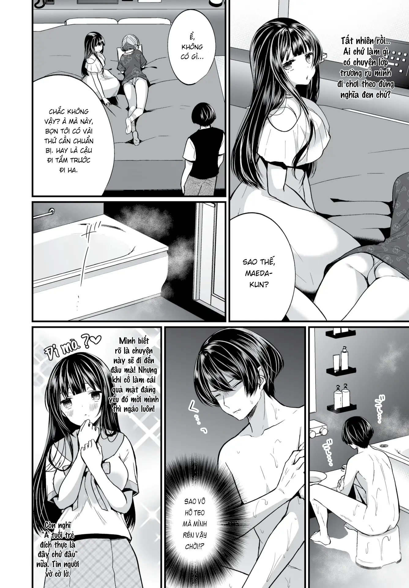 Đọc truyện hentai Gái Ngoan Lớp Tôi Hoá Ra Lại Là Dâm Nữ!? Chap 8 Chị Chị Em Em