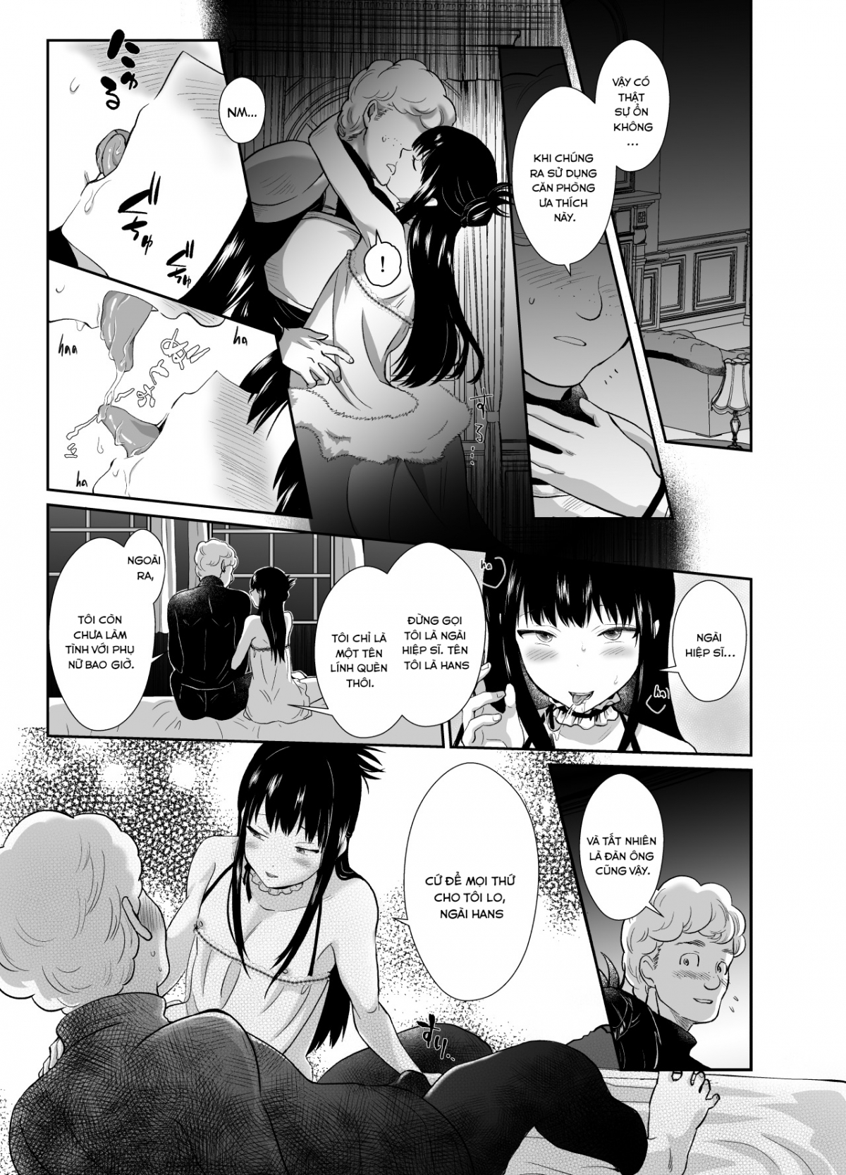 Đọc truyện hentai Kawaisou na Ouji-sama wa Warui Mahou de Oshiro no Mesu Benki ni Sarete Shimaimashita Chap 1