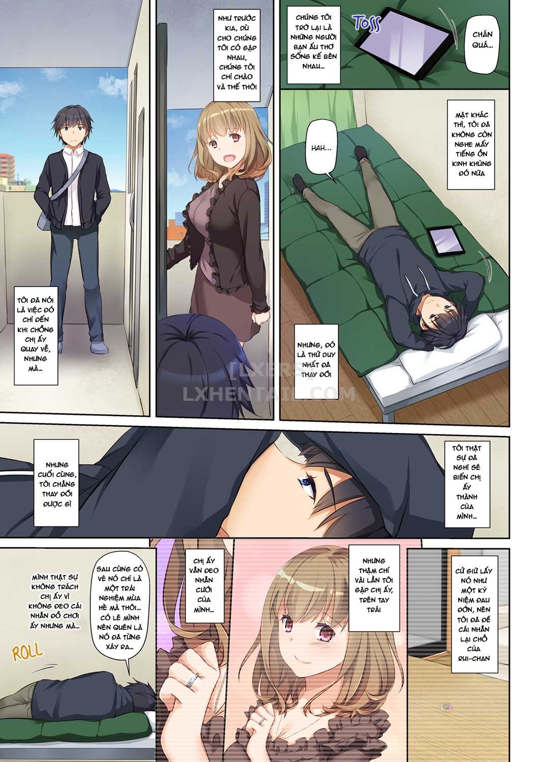 Đọc truyện hentai Hitozuma Osananajimi to Hitonatsu no Dekigoto Chap 1