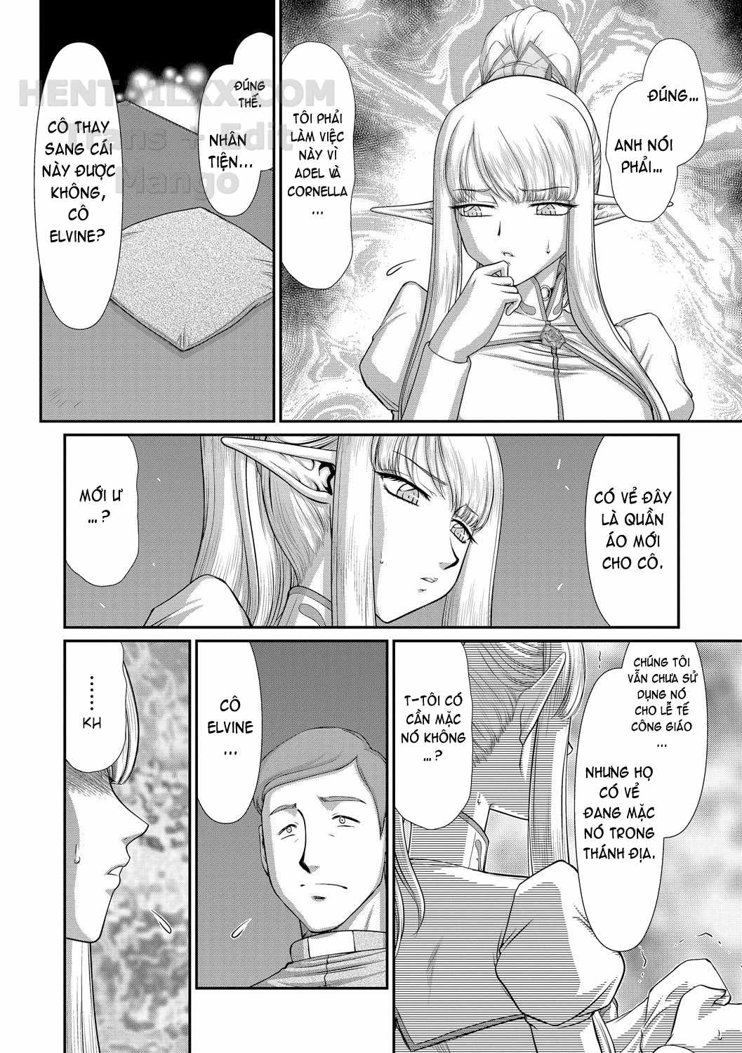 Đọc truyện hentai Inraku No Seijo Elvine Chap 8