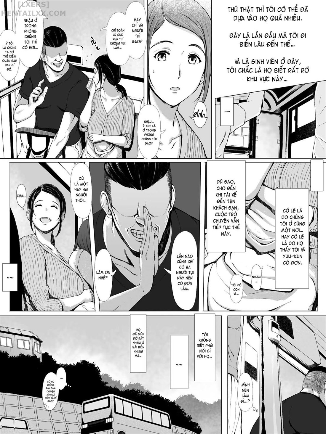 Đọc truyện hentai Hahagui Ottori Okaasan ga Toshishita Yarichin ni Nerawareru Toki Chap 1A