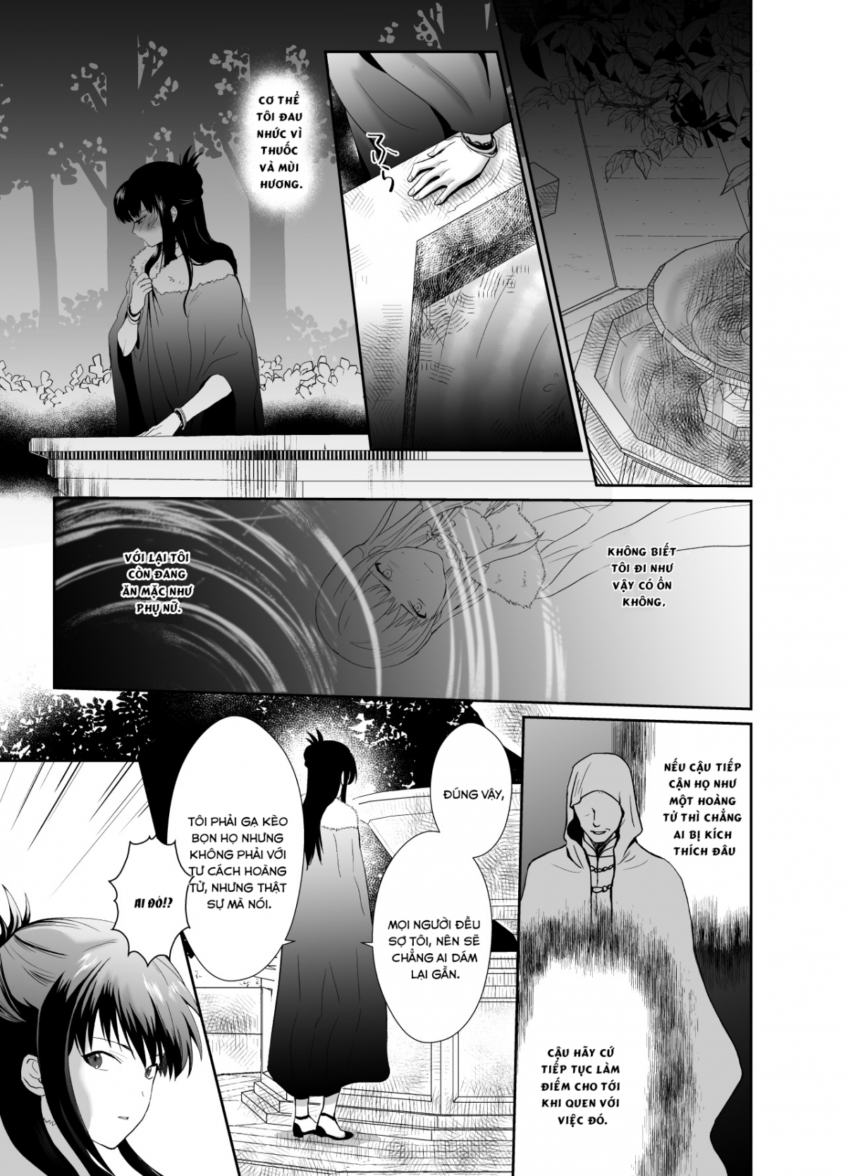 Đọc truyện hentai Kawaisou na Ouji-sama wa Warui Mahou de Oshiro no Mesu Benki ni Sarete Shimaimashita Chap 1