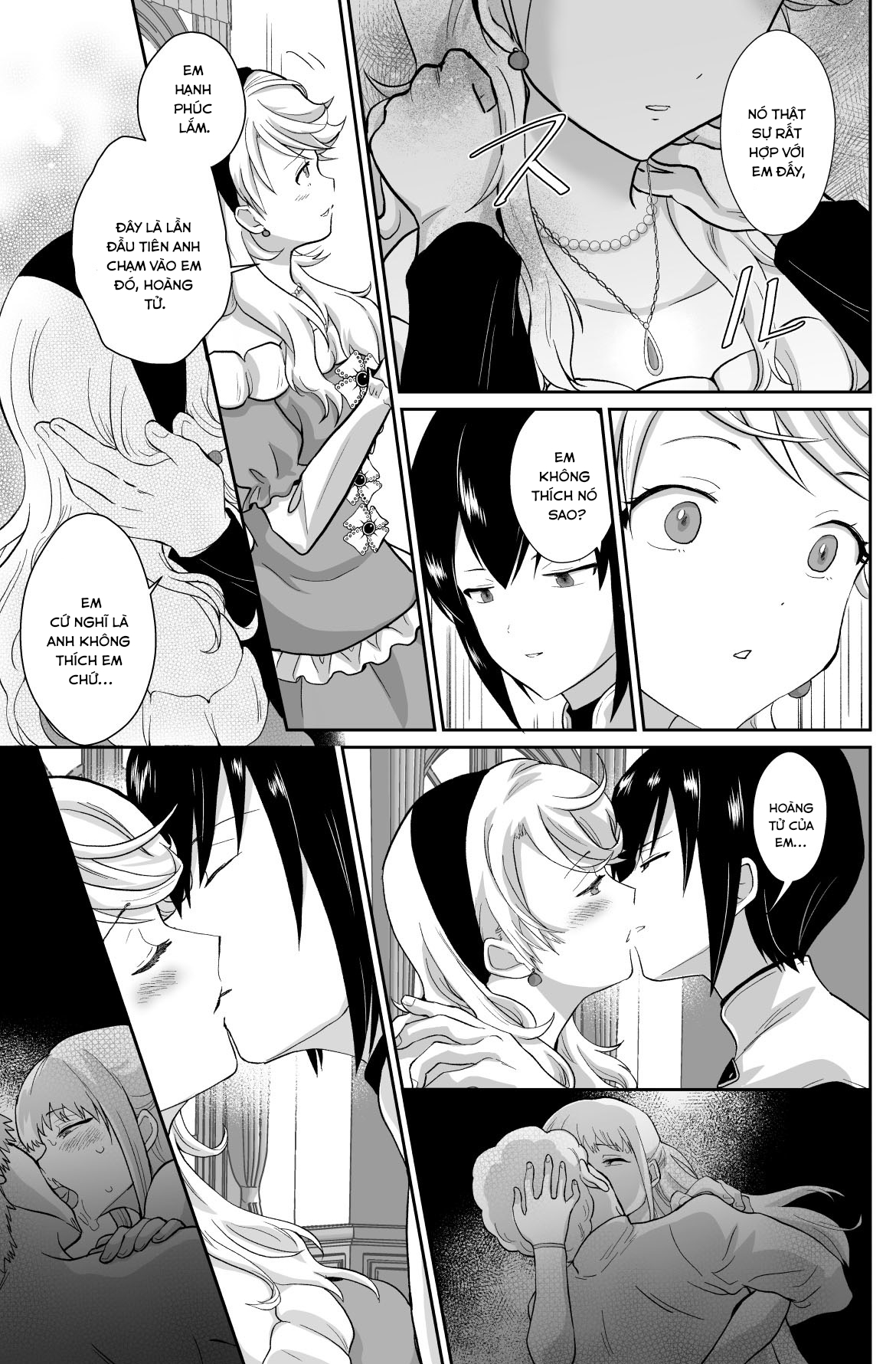 Đọc truyện hentai Kawaisou na Ouji-sama wa Warui Mahou de Oshiro no Mesu Benki ni Sarete Shimaimashita Chap 2