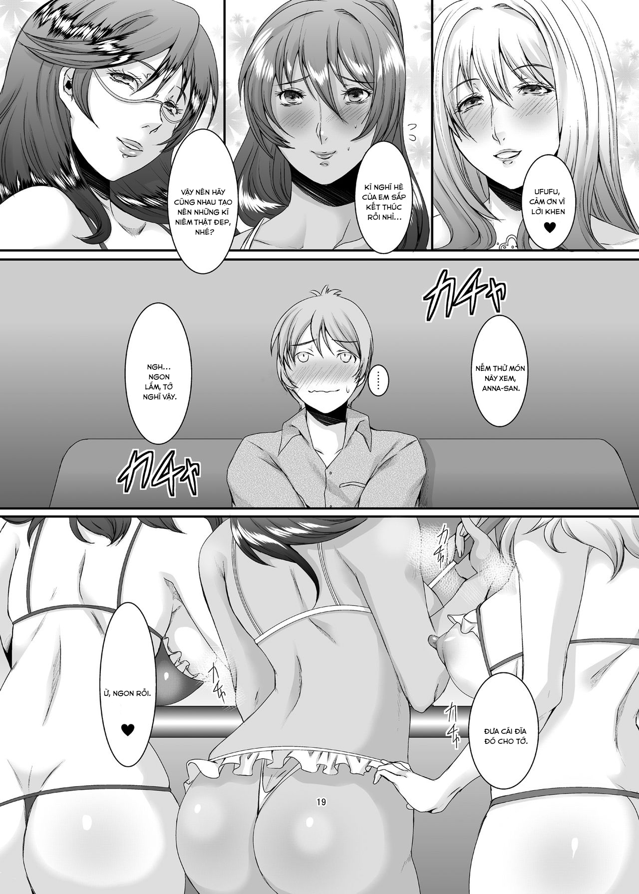 Đọc truyện hentai Oku-sama wa Moto Yariman Chap 3