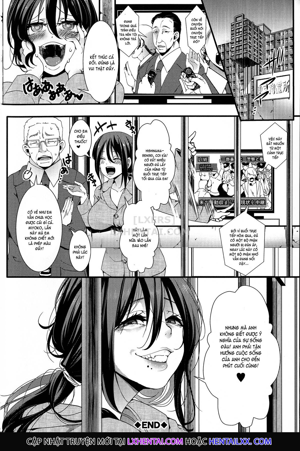 Đọc truyện hentai Mesu Ana Muhou Chitai Muyou No Chitsu-Nai-Dashi Choueki Chap 8 END
