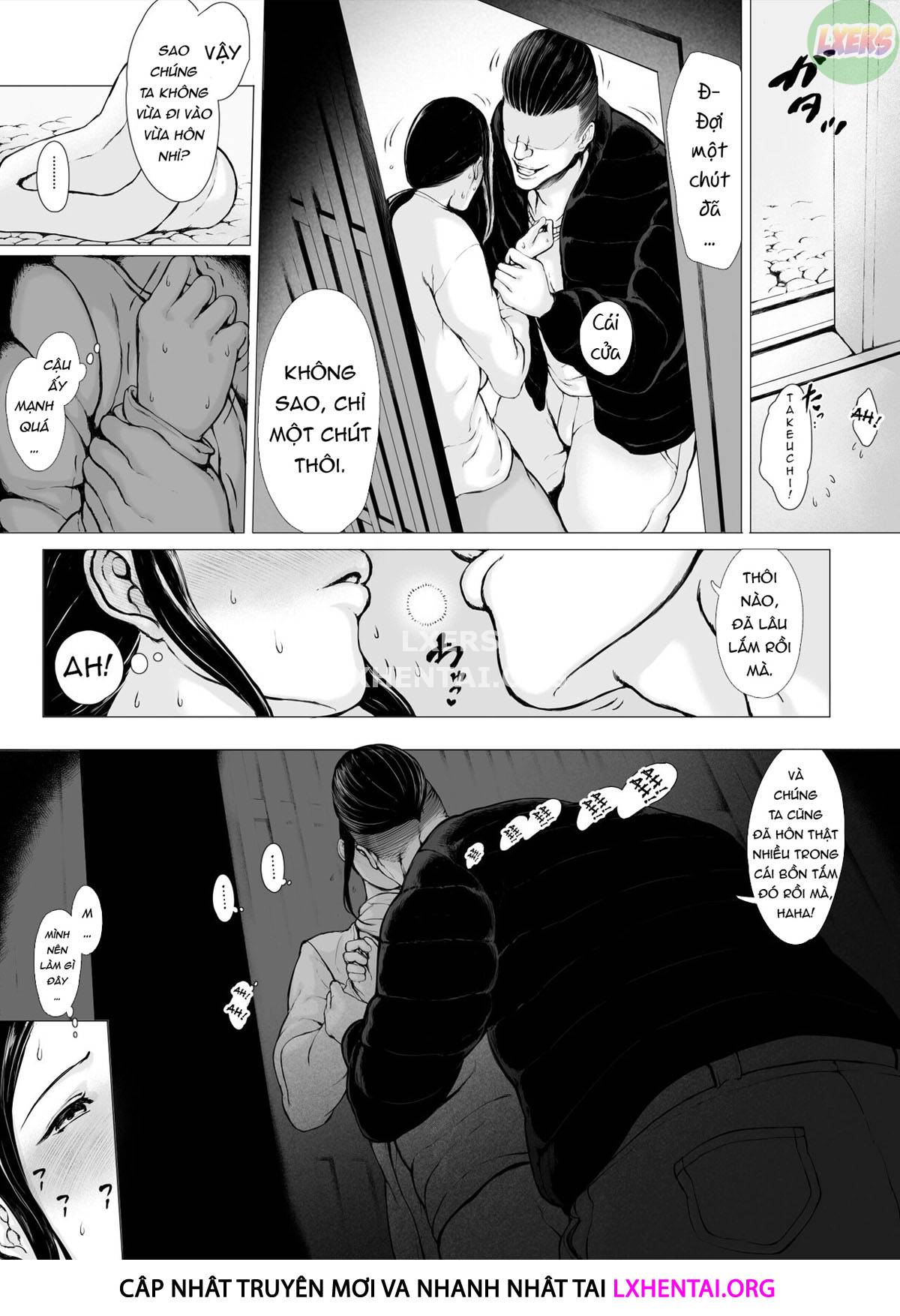 Đọc truyện hentai Hahagui Ottori Okaasan ga Toshishita Yarichin ni Nerawareru Toki Chap 2A