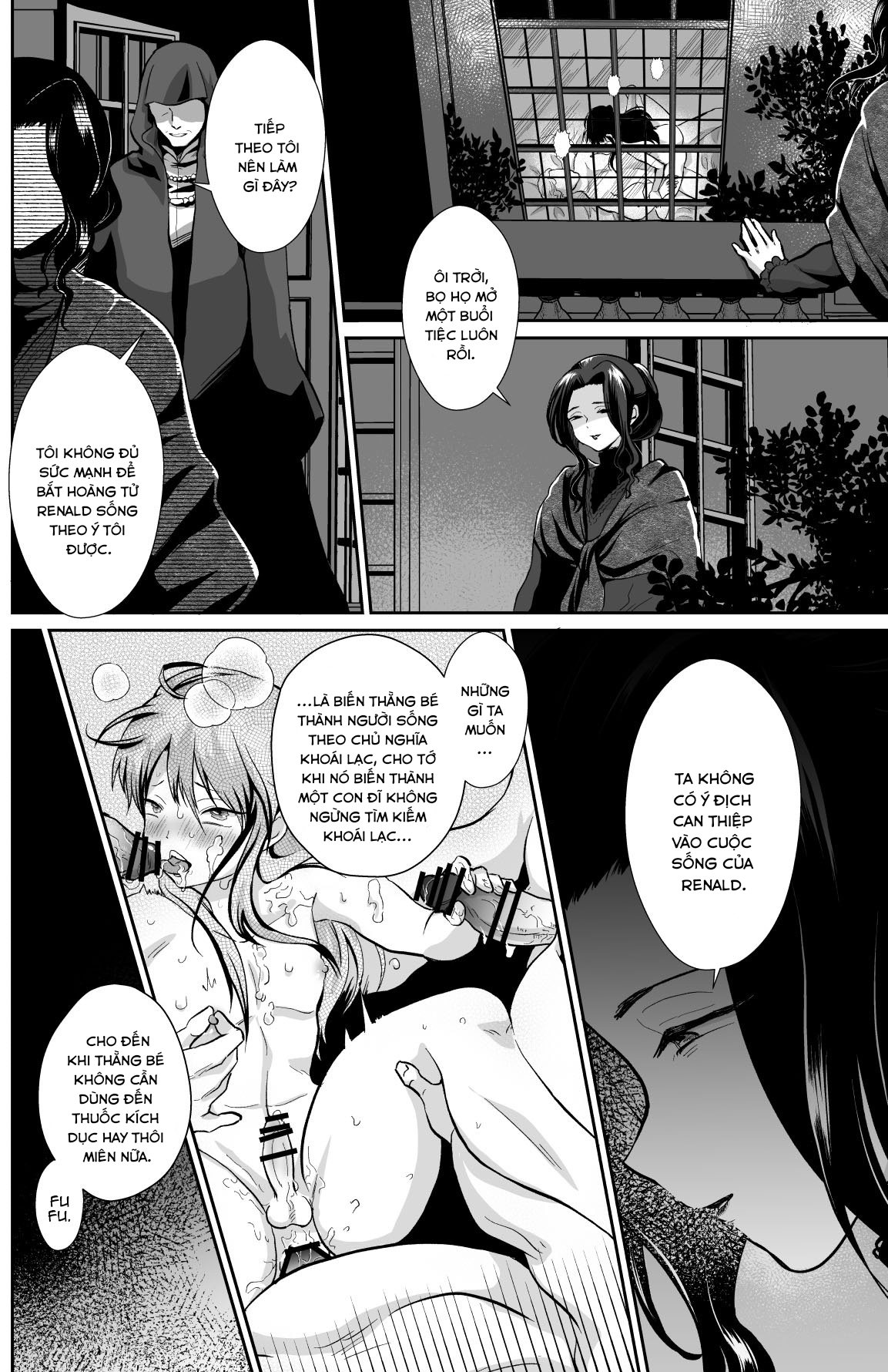 Đọc truyện hentai Kawaisou na Ouji-sama wa Warui Mahou de Oshiro no Mesu Benki ni Sarete Shimaimashita Chap 2