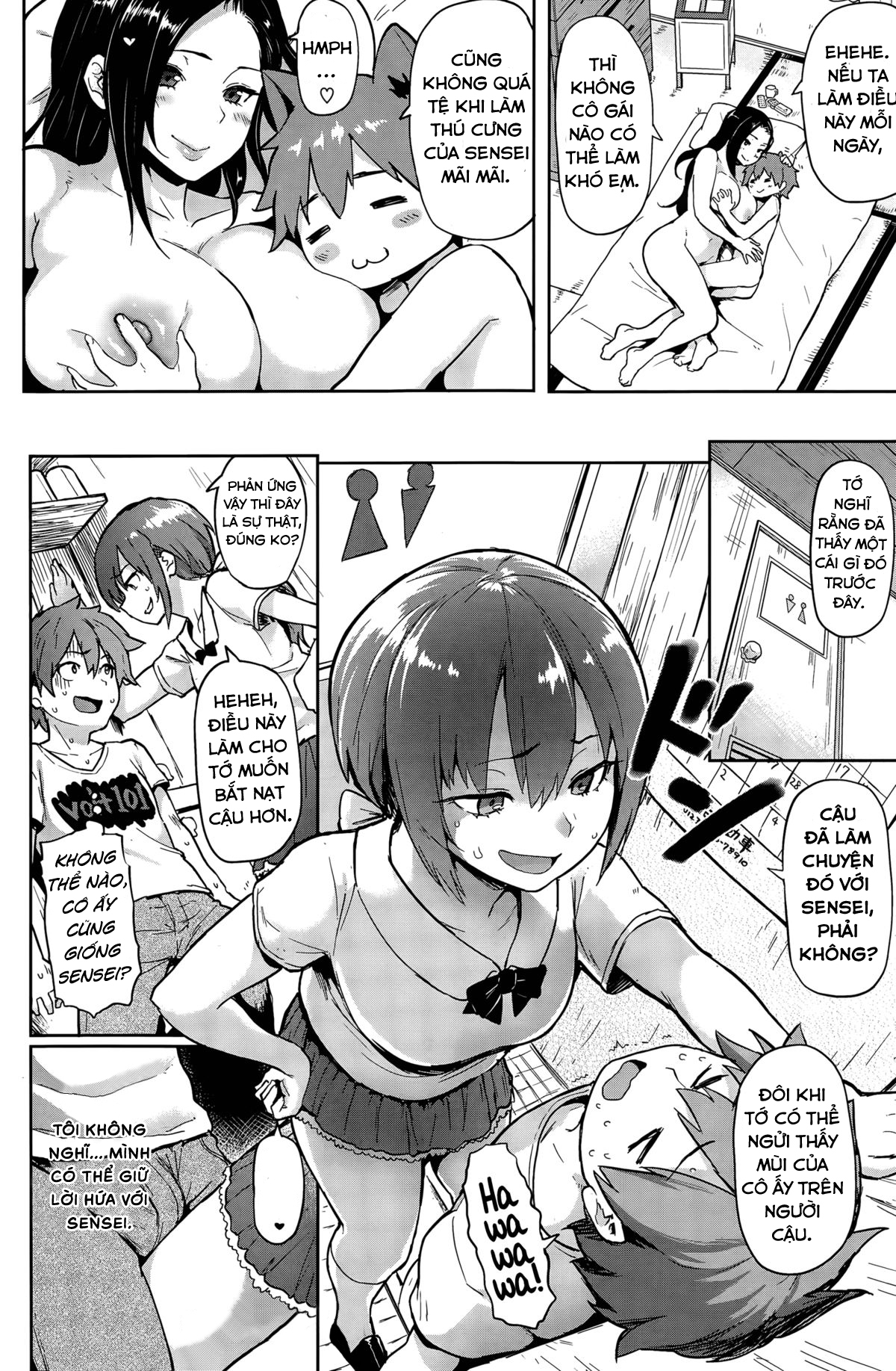 Đọc truyện hentai Sensei xinh đẹp của tôi Chap 2