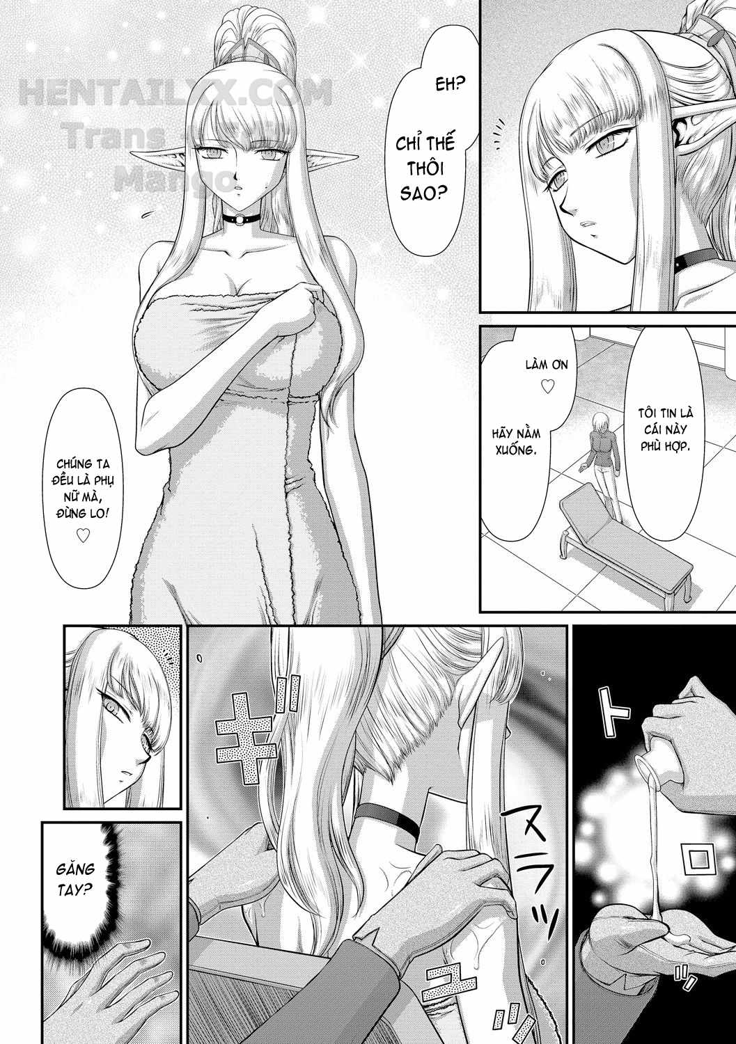 Đọc truyện hentai Inraku No Seijo Elvine Chap 4
