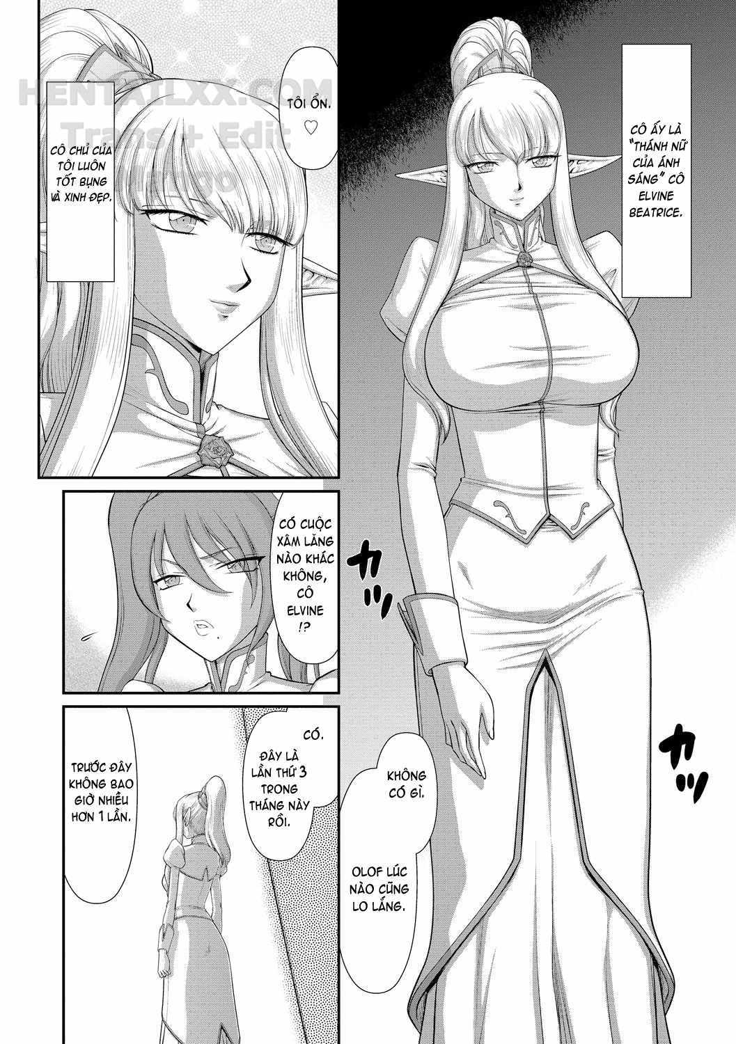 Đọc truyện hentai Inraku No Seijo Elvine Chap 1