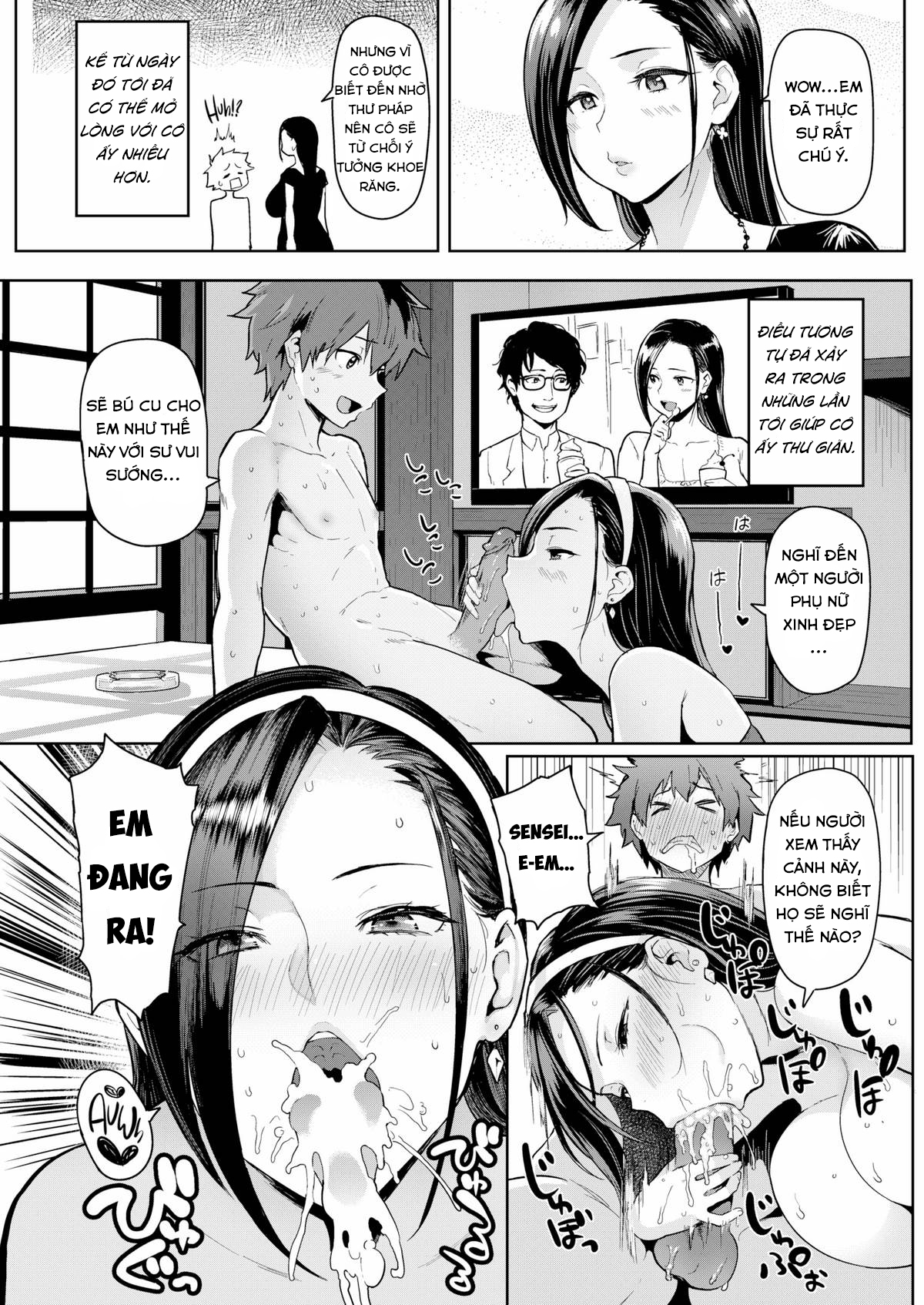 Đọc truyện hentai Sensei xinh đẹp của tôi Chap 4