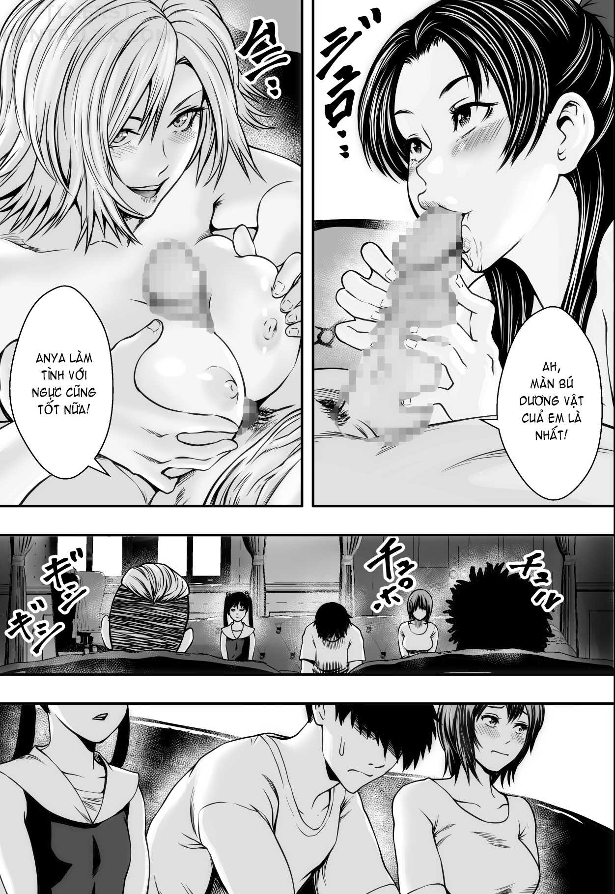 Đọc truyện hentai Harem Love Come VS Yarichin DQN Oneshot