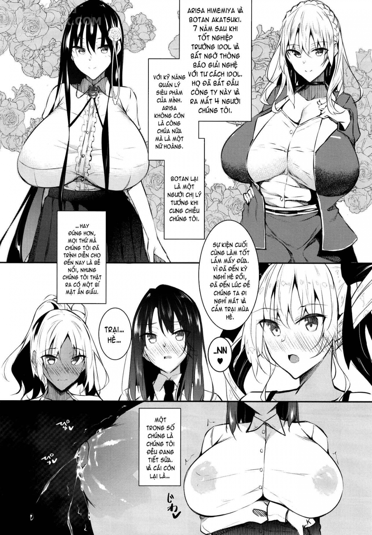 Đọc truyện hentai Milk Mamire FL - Oneshot