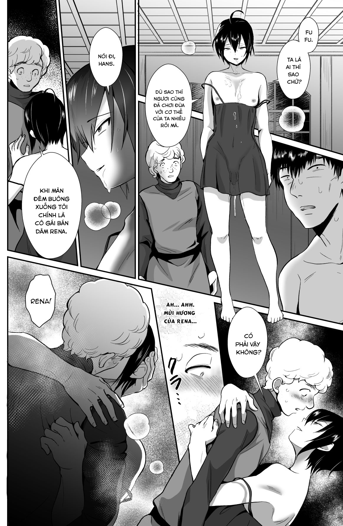 Đọc truyện hentai Kawaisou na Ouji-sama wa Warui Mahou de Oshiro no Mesu Benki ni Sarete Shimaimashita Chap 2