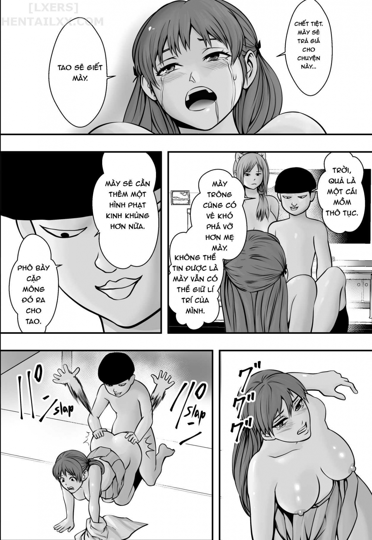 Đọc truyện hentai Mẹ thành chó, con gái thành chậu hoa. Oneshot