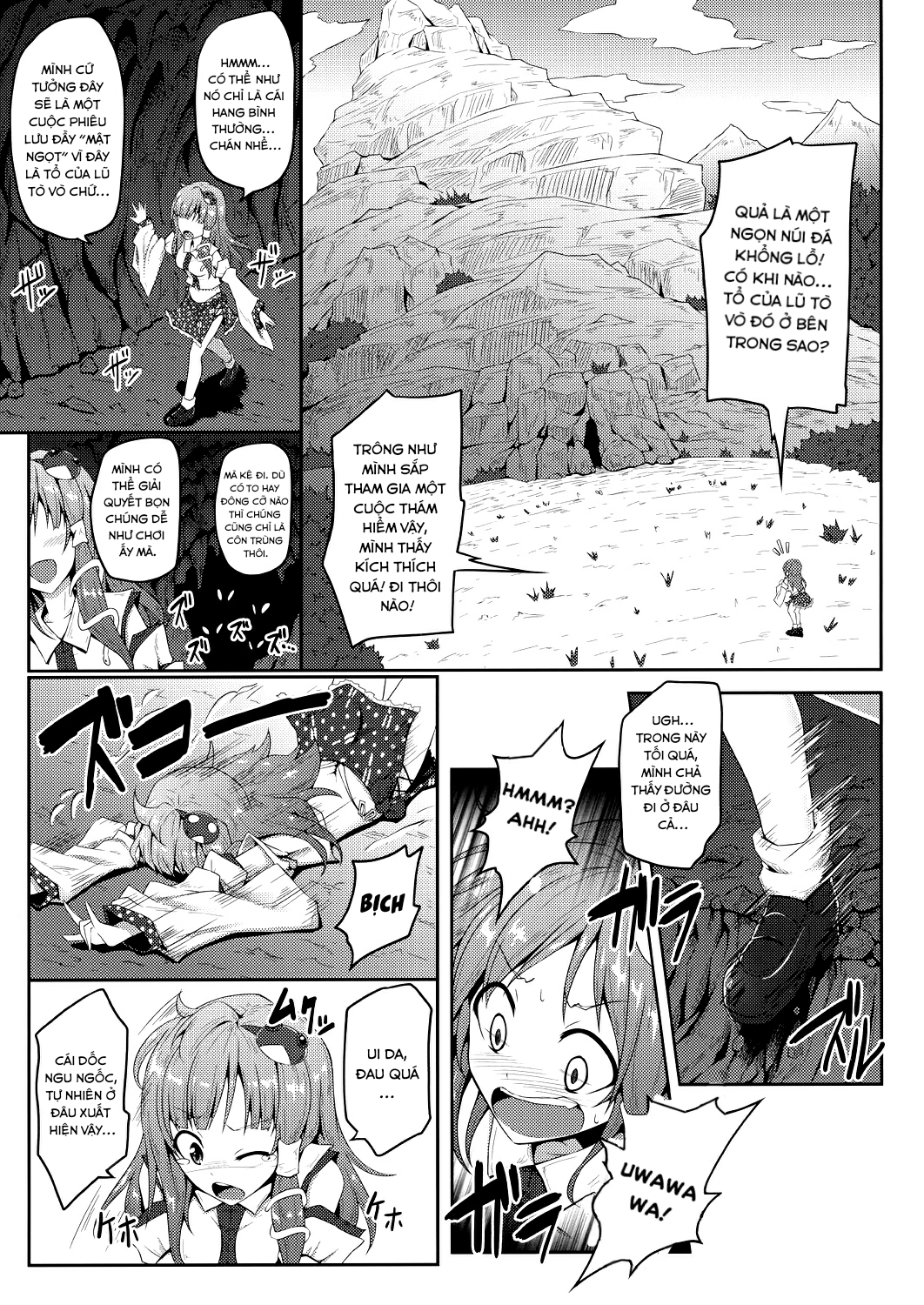 Đọc truyện hentai Sanae và cuộc phiêu lưu vào hang tò vò(Touhou Project) Oneshot