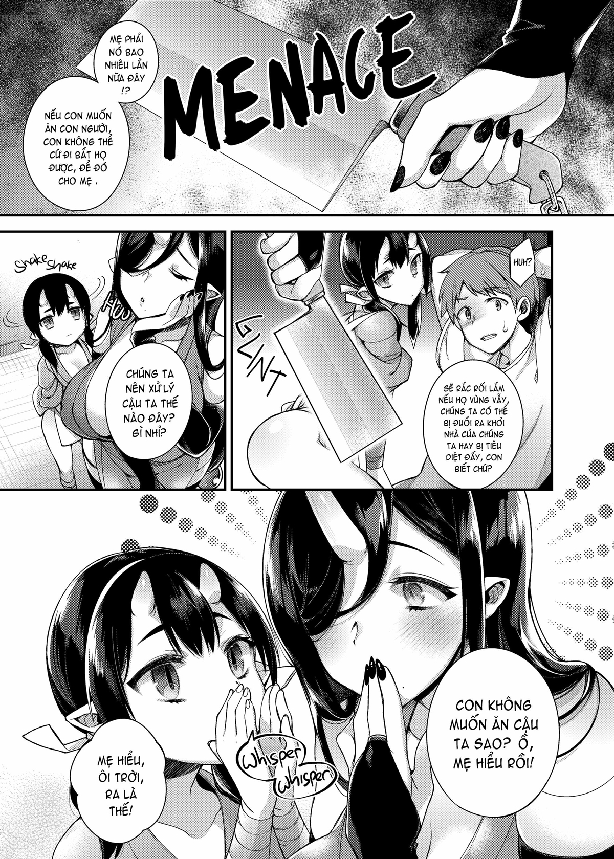 Đọc truyện hentai Hitonarazaru Oyomesama (Trọn bộ) Chap 2: Mating with Oni Daughter