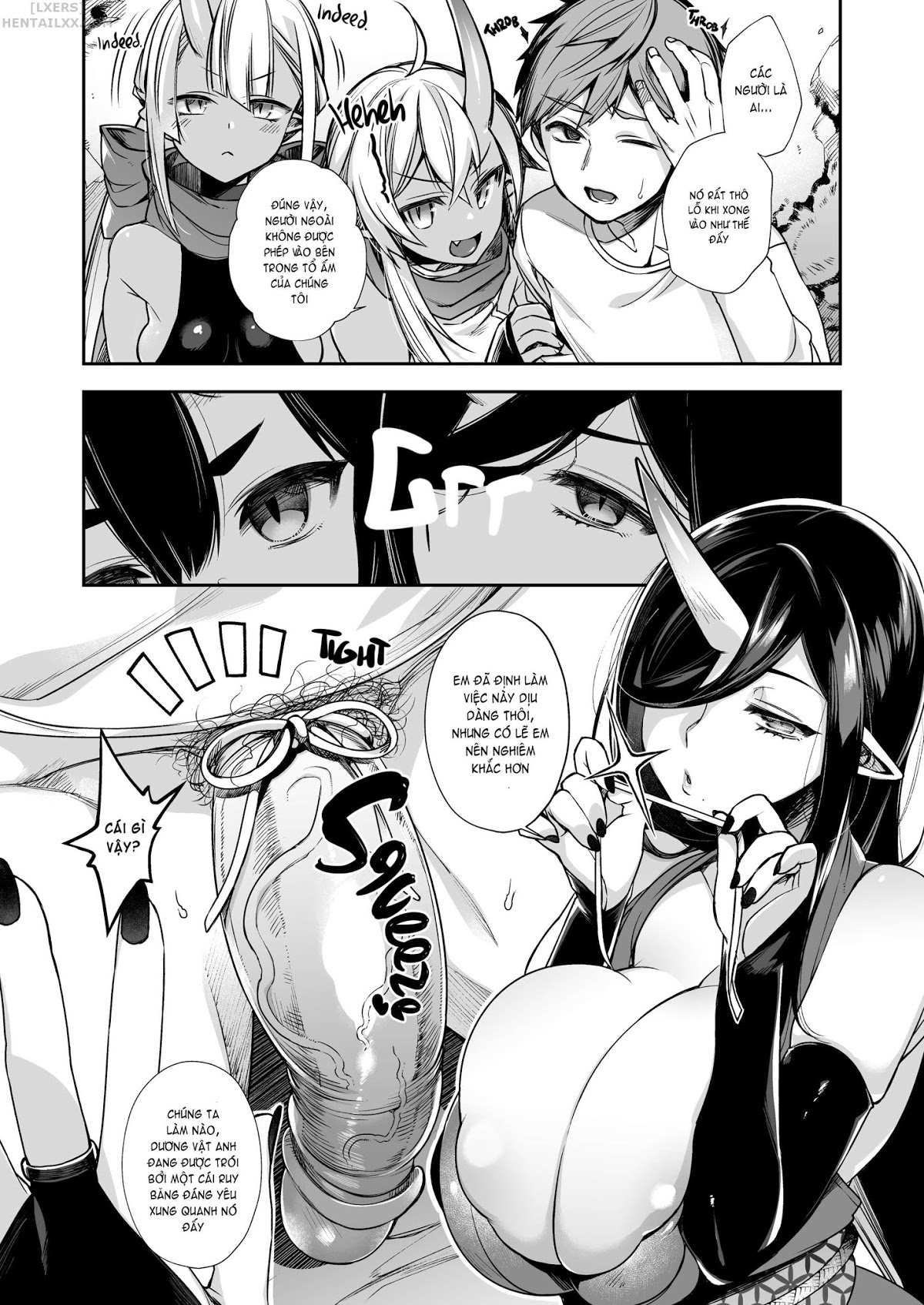 Đọc truyện hentai Hitonarazaru Oyomesama (Trọn bộ) Chap 7: Mating with Oni ~Rapecovery~