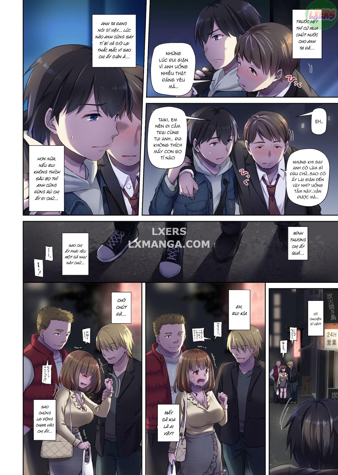 Đọc truyện hentai Hitozuma Osananajimi to Hitonatsu no Dekigoto Chap 3