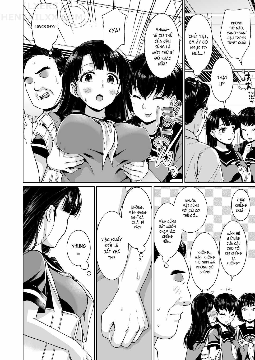 Đọc truyện hentai Iya Da To Ienai Jimikei Shoujo Chap 4 To Chikan Densha