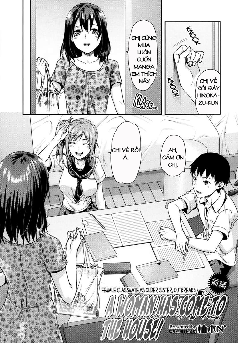 Đọc truyện hentai Ane Kyun! ~My Sweet Sweet Elder Sister~ Chap 1 A Woman Has Come to The House!