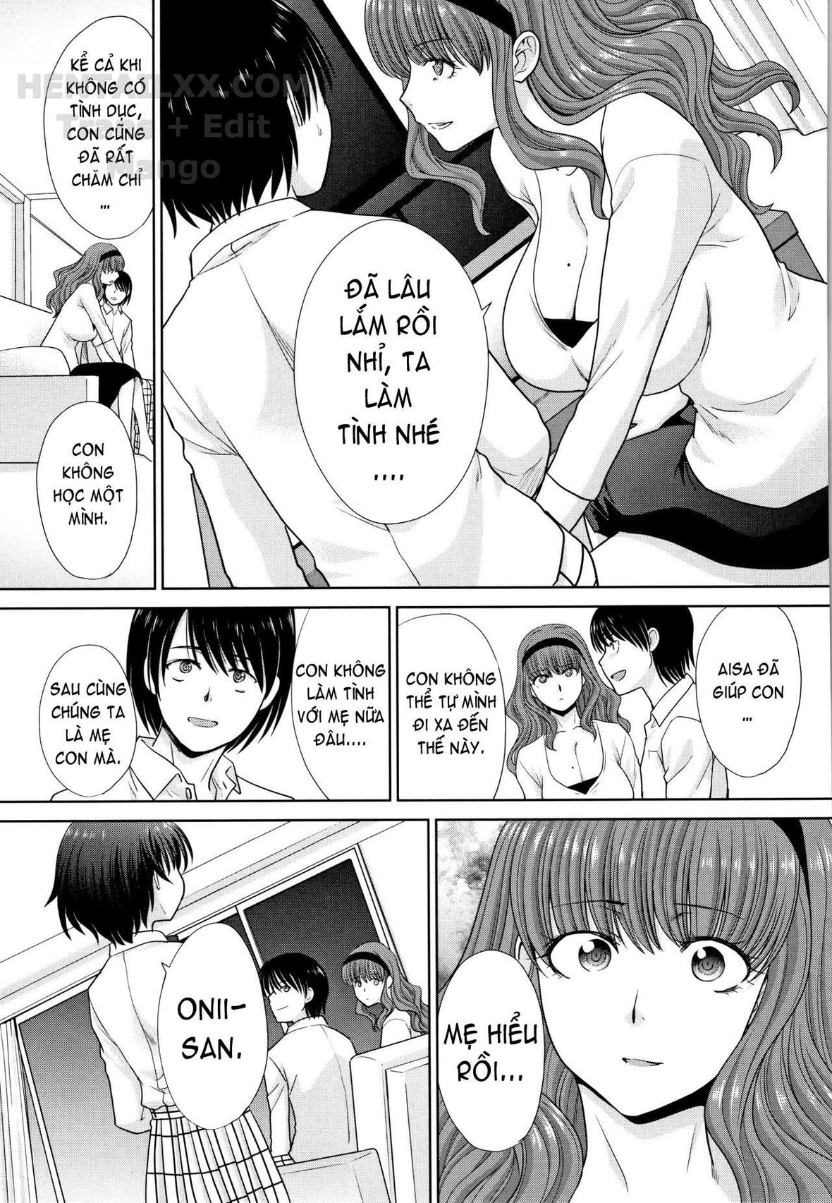 Đọc truyện hentai Mother and Younger Sister Chap 3