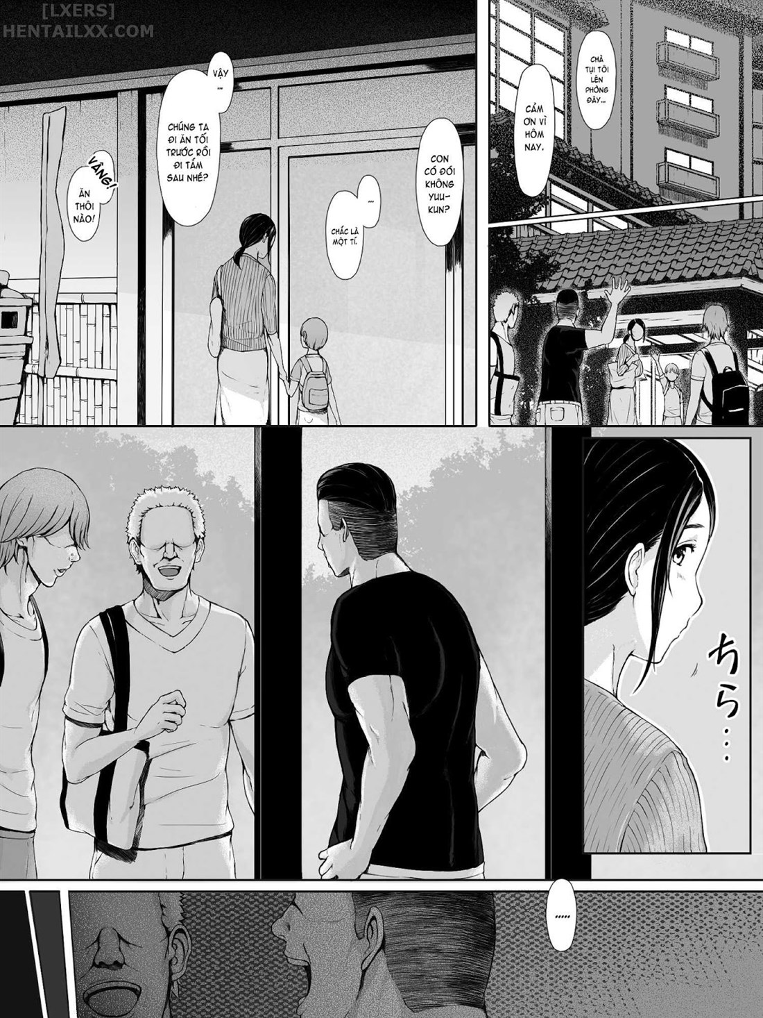 Đọc truyện hentai Hahagui Ottori Okaasan ga Toshishita Yarichin ni Nerawareru Toki Chap 1A