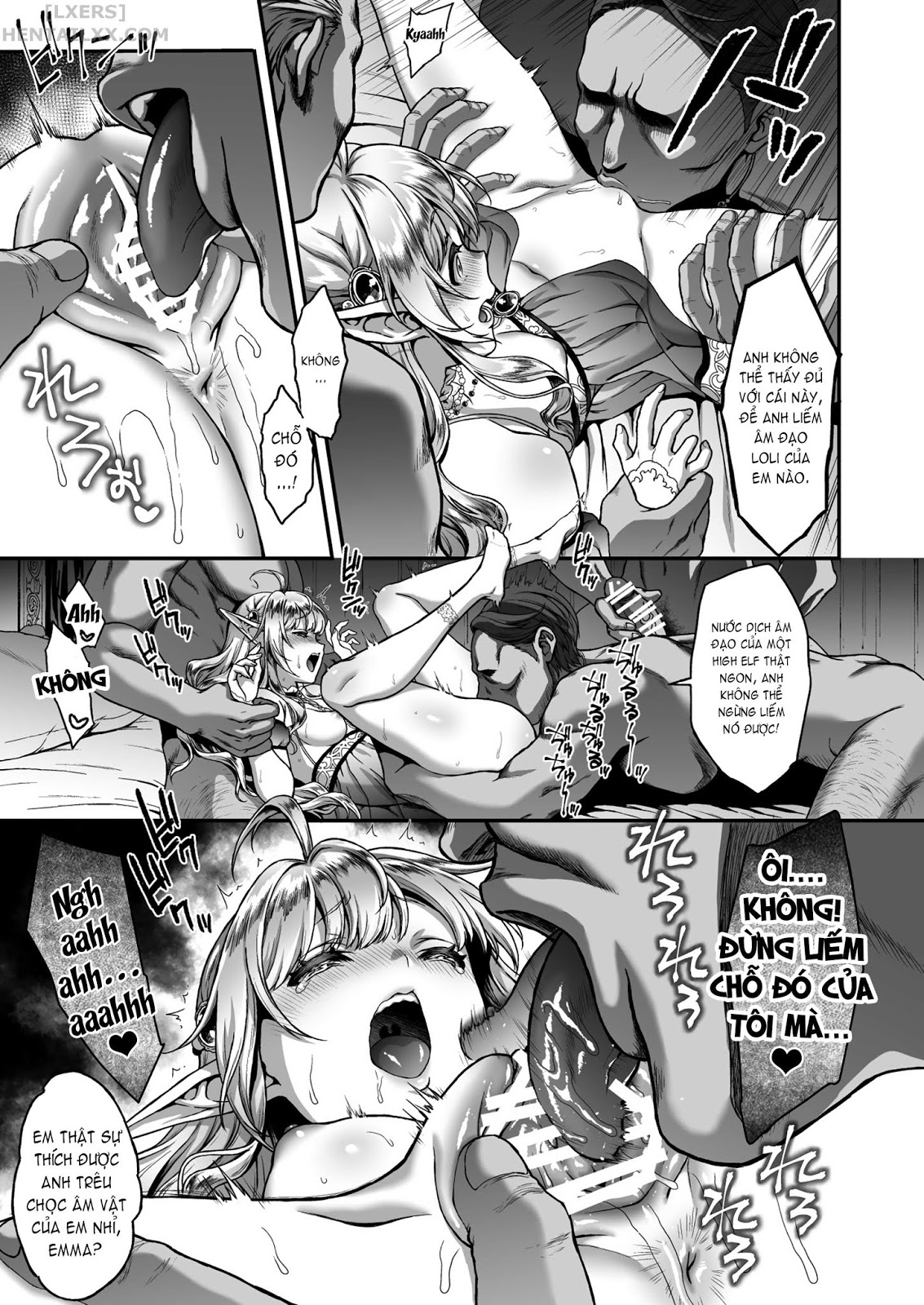 Đọc truyện hentai Tasogare No Shou Elf Chap 4