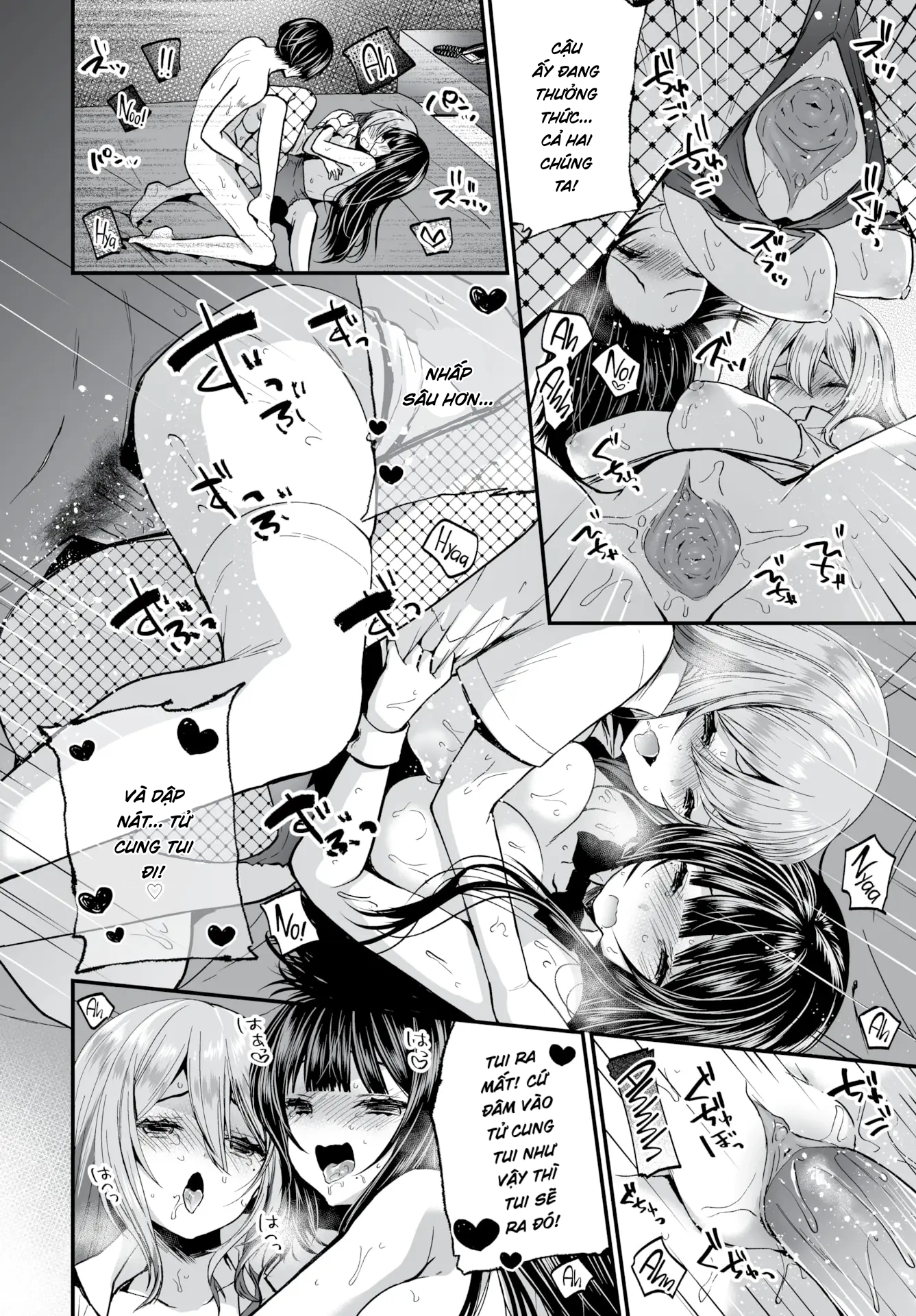 Đọc truyện hentai Gái Ngoan Lớp Tôi Hoá Ra Lại Là Dâm Nữ!? Chap 8 Chị Chị Em Em