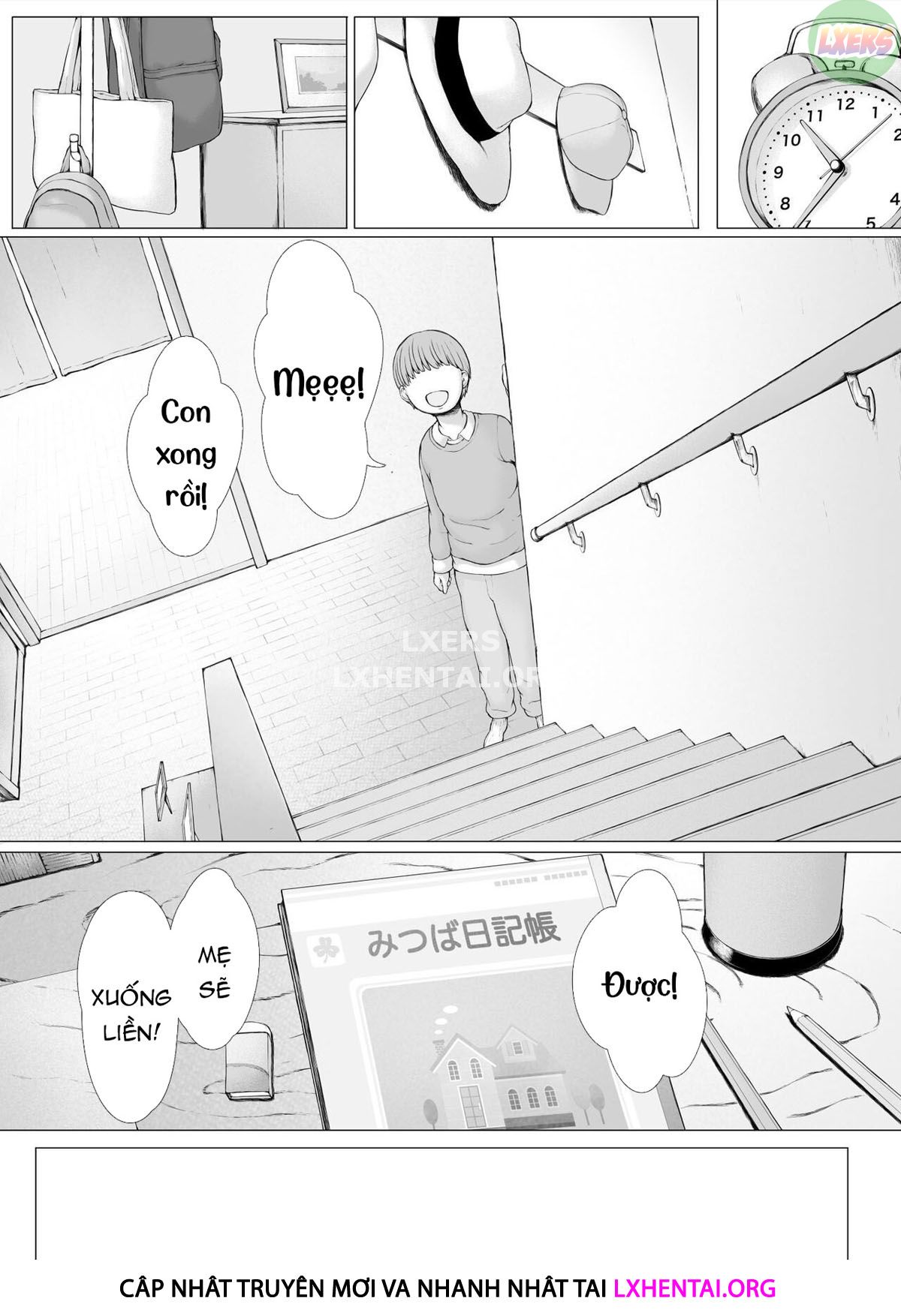 Đọc truyện hentai Hahagui Ottori Okaasan ga Toshishita Yarichin ni Nerawareru Toki Chap 3B