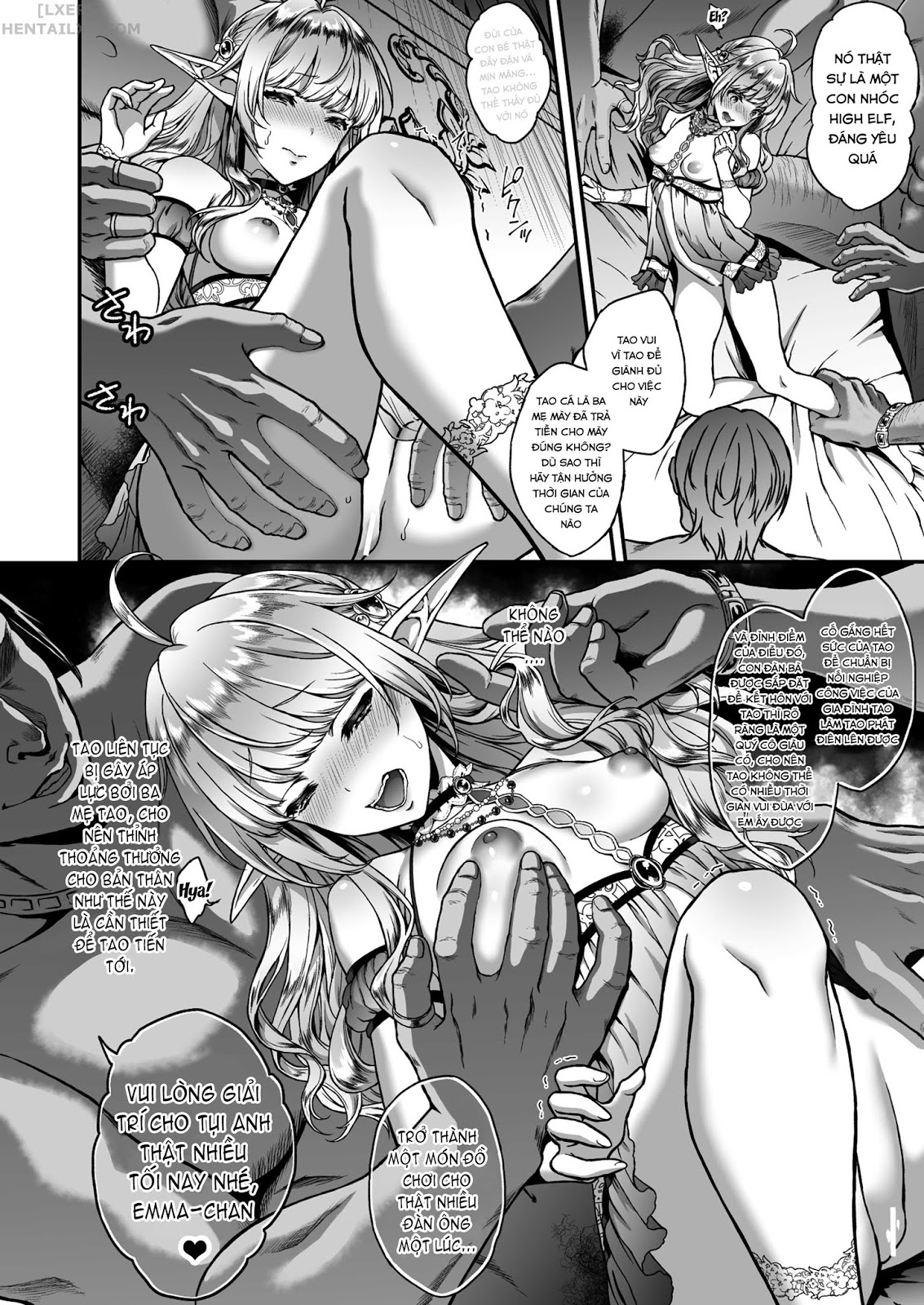 Đọc truyện hentai Tasogare No Shou Elf Chap 4