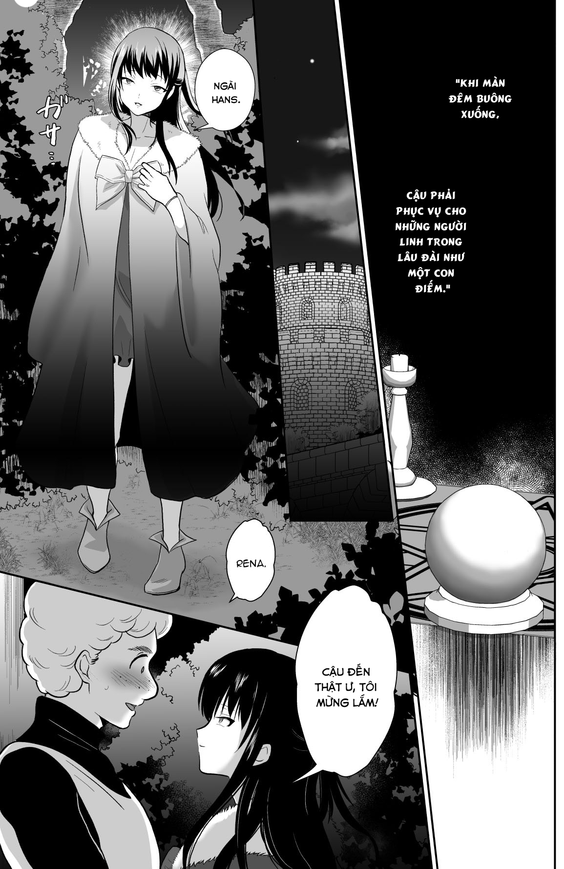 Đọc truyện hentai Kawaisou na Ouji-sama wa Warui Mahou de Oshiro no Mesu Benki ni Sarete Shimaimashita Chap 2