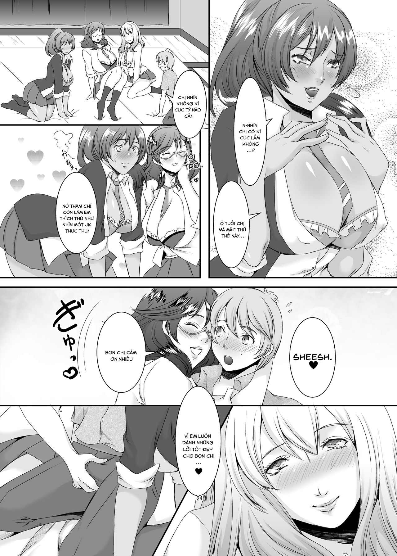 Đọc truyện hentai Oku-sama wa Moto Yariman Chap 3