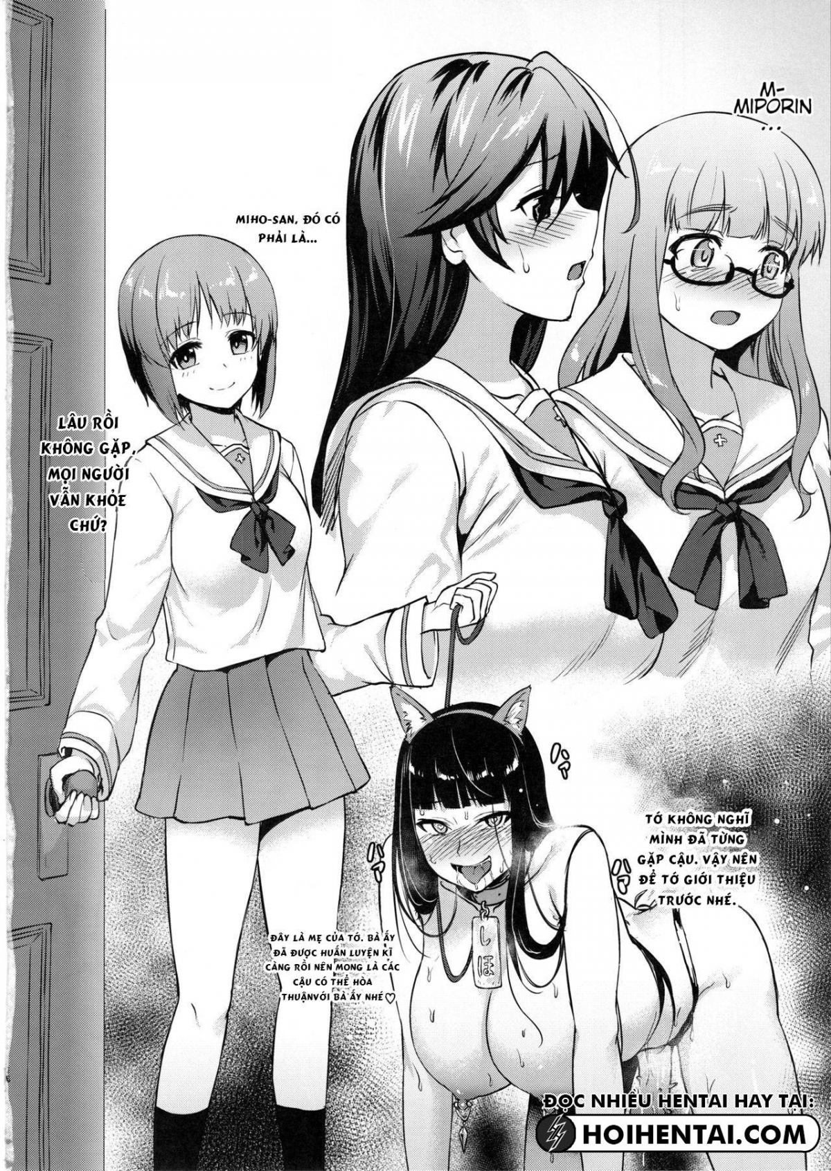 Đọc truyện hentai The Nishizumi Family Former Matriach's Training Oneshot