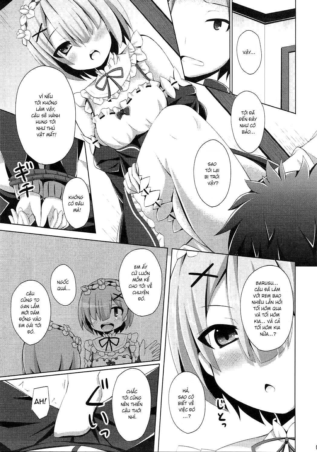 Đọc truyện hentai A Subaru-kun Ecchi Shimasu? Chotto Barusu Nani Jiro Jiro Miten no yo (Re:Zero Kara Hajimeru Isekai Seikatsu) Oneshot