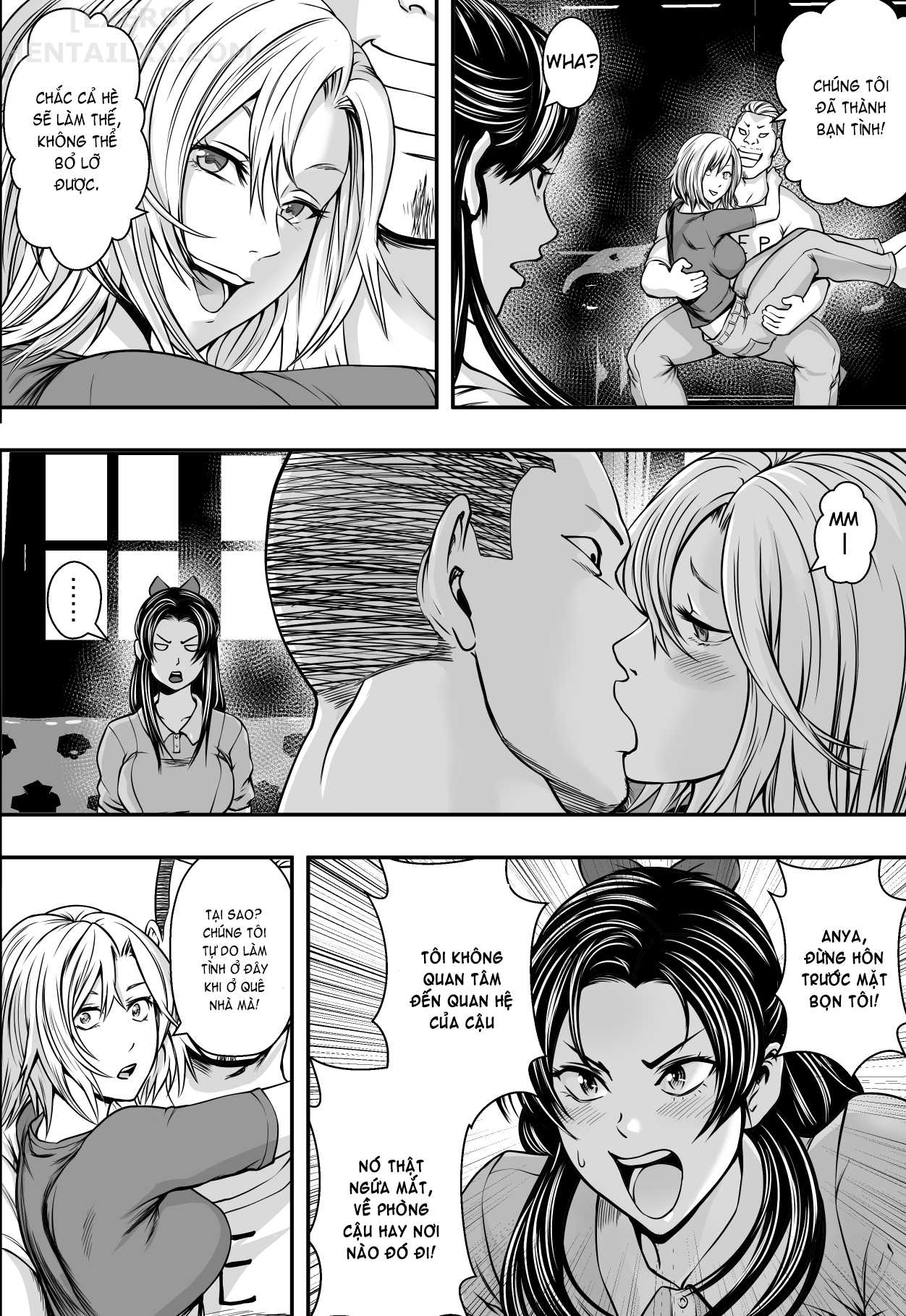 Đọc truyện hentai Harem Love Come VS Yarichin DQN Oneshot